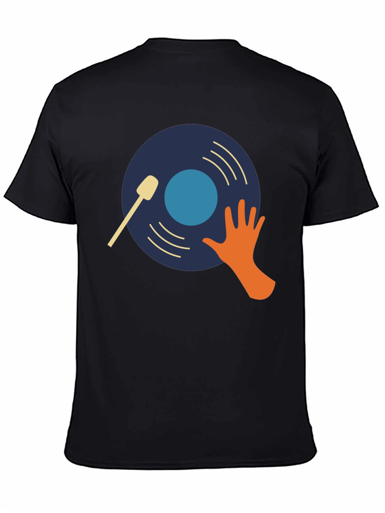 DJ Vinyl Graphic T-Shirt - Modern Style