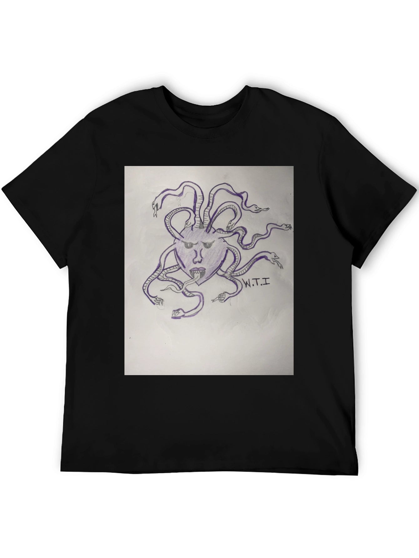 Medusa Graphic Print T-Shirt