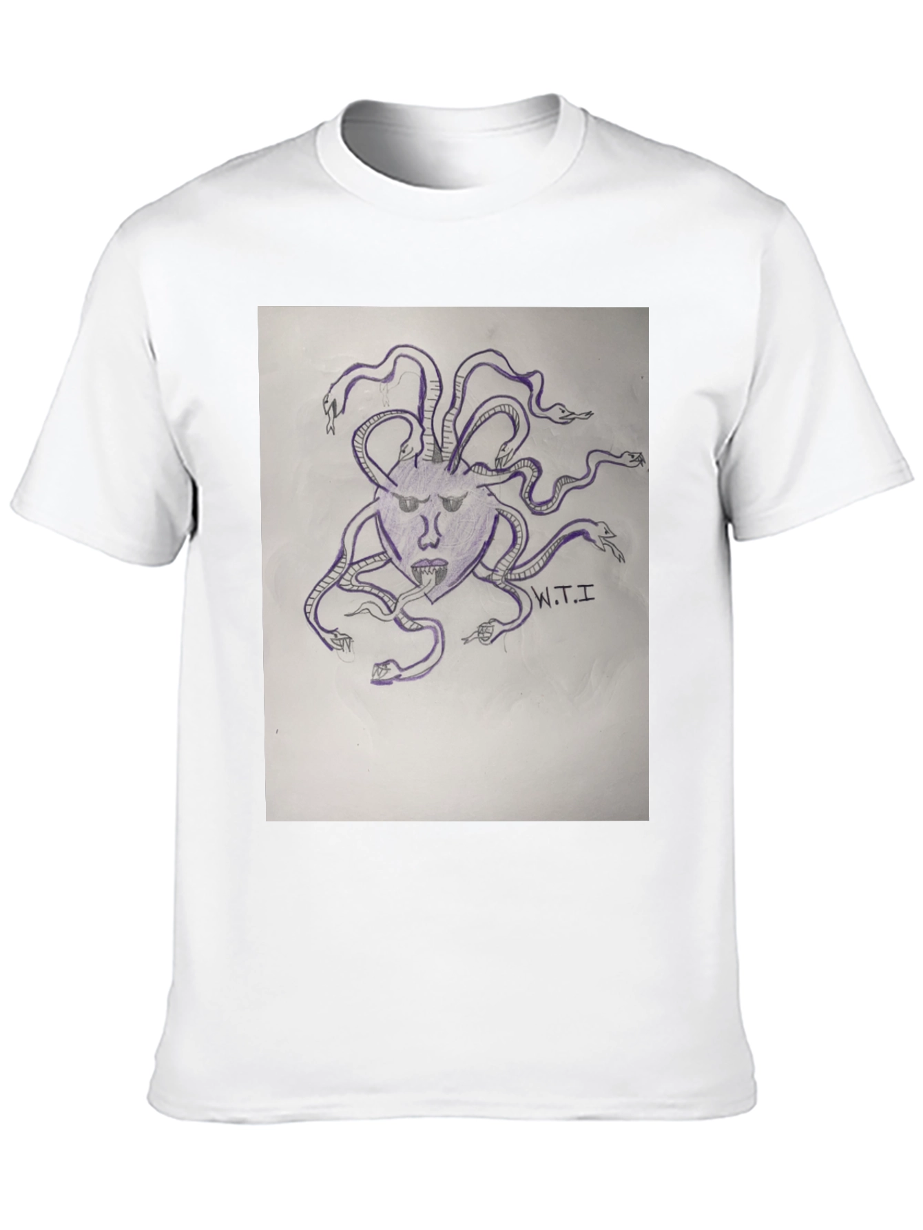 Medusa Graphic Print T-Shirt