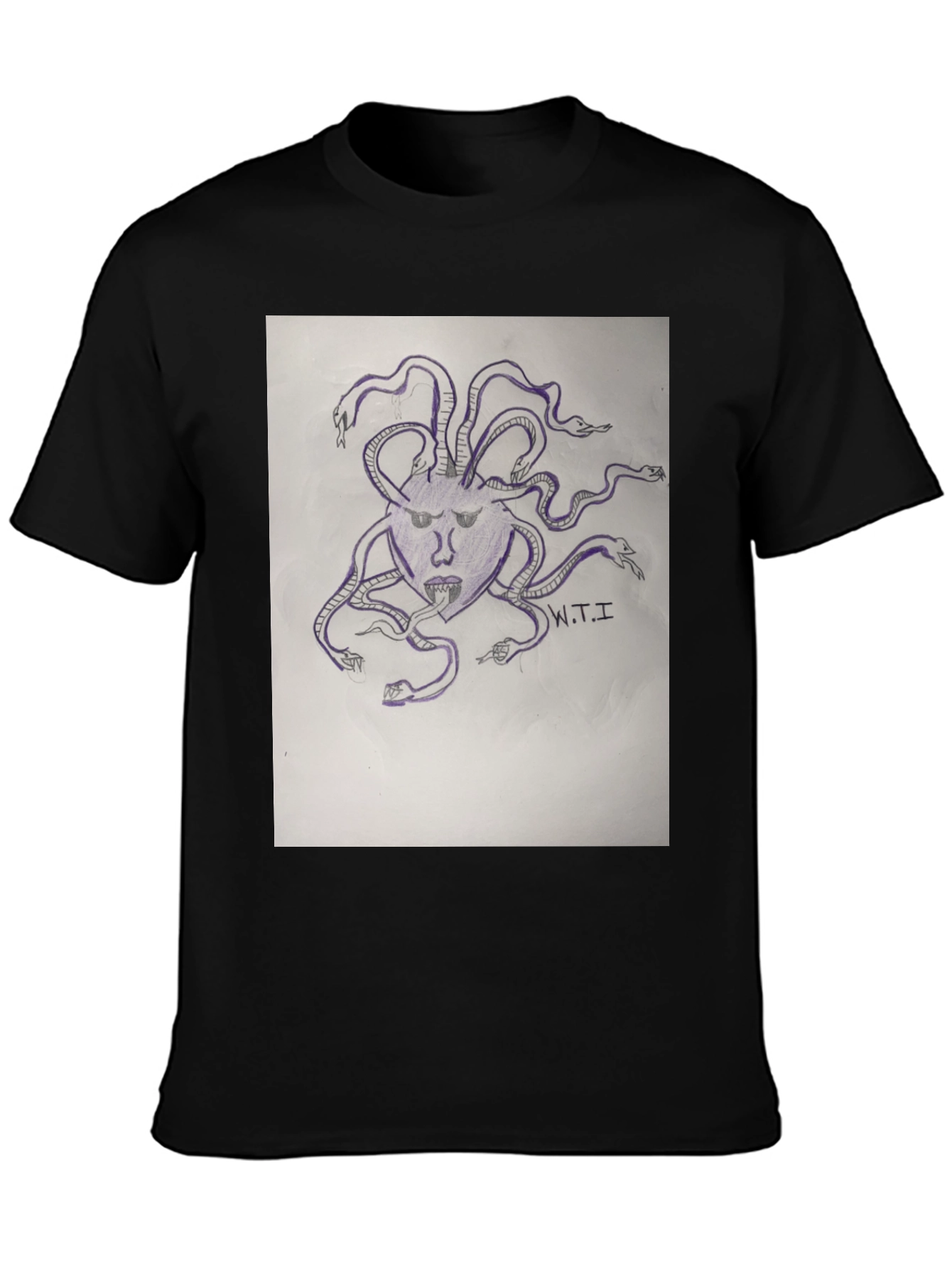 Medusa Graphic Print T-Shirt
