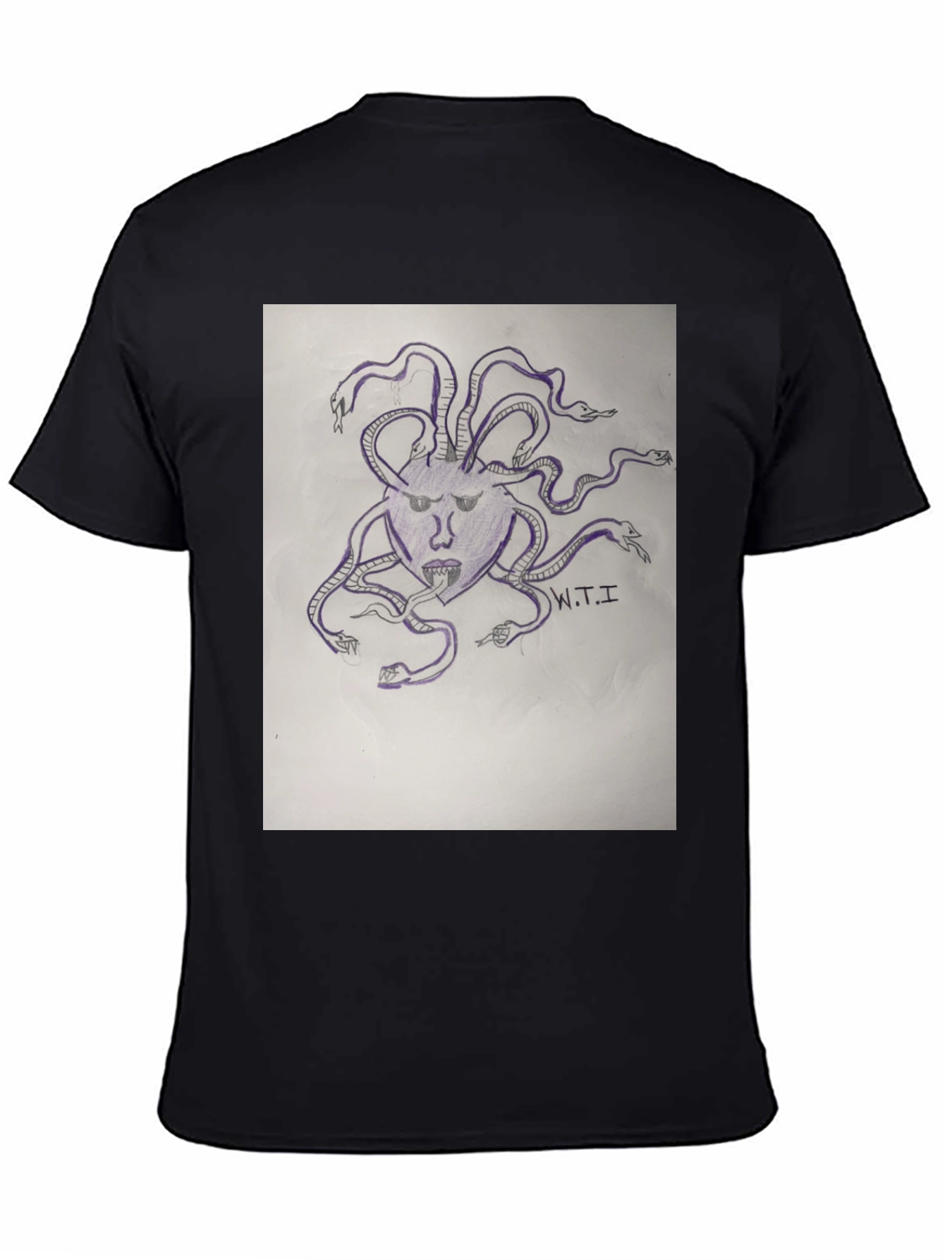 Medusa Graphic Print T-Shirt