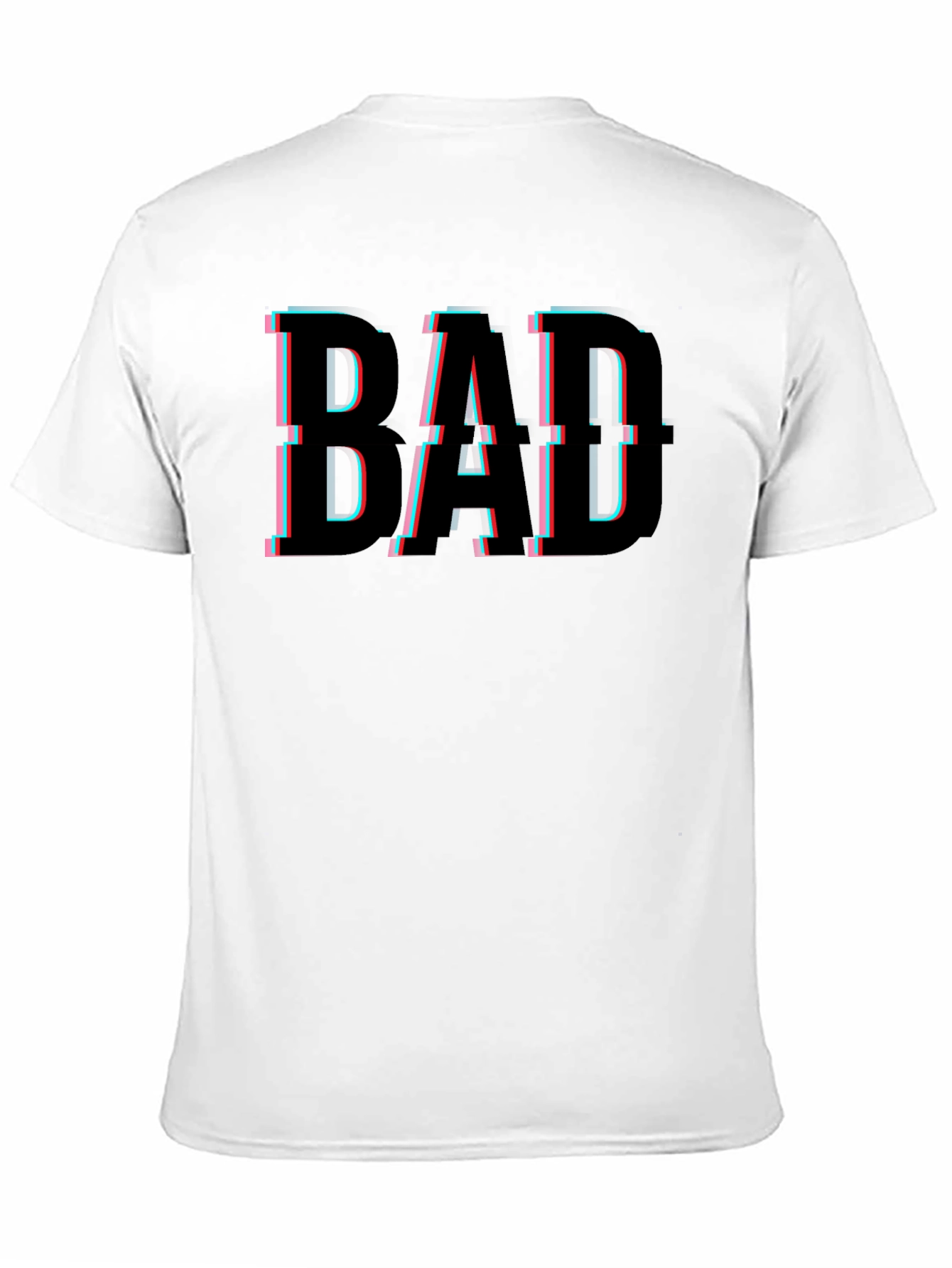 Bad Dad Glitch T-Shirt - Cool Fathers Day Tee