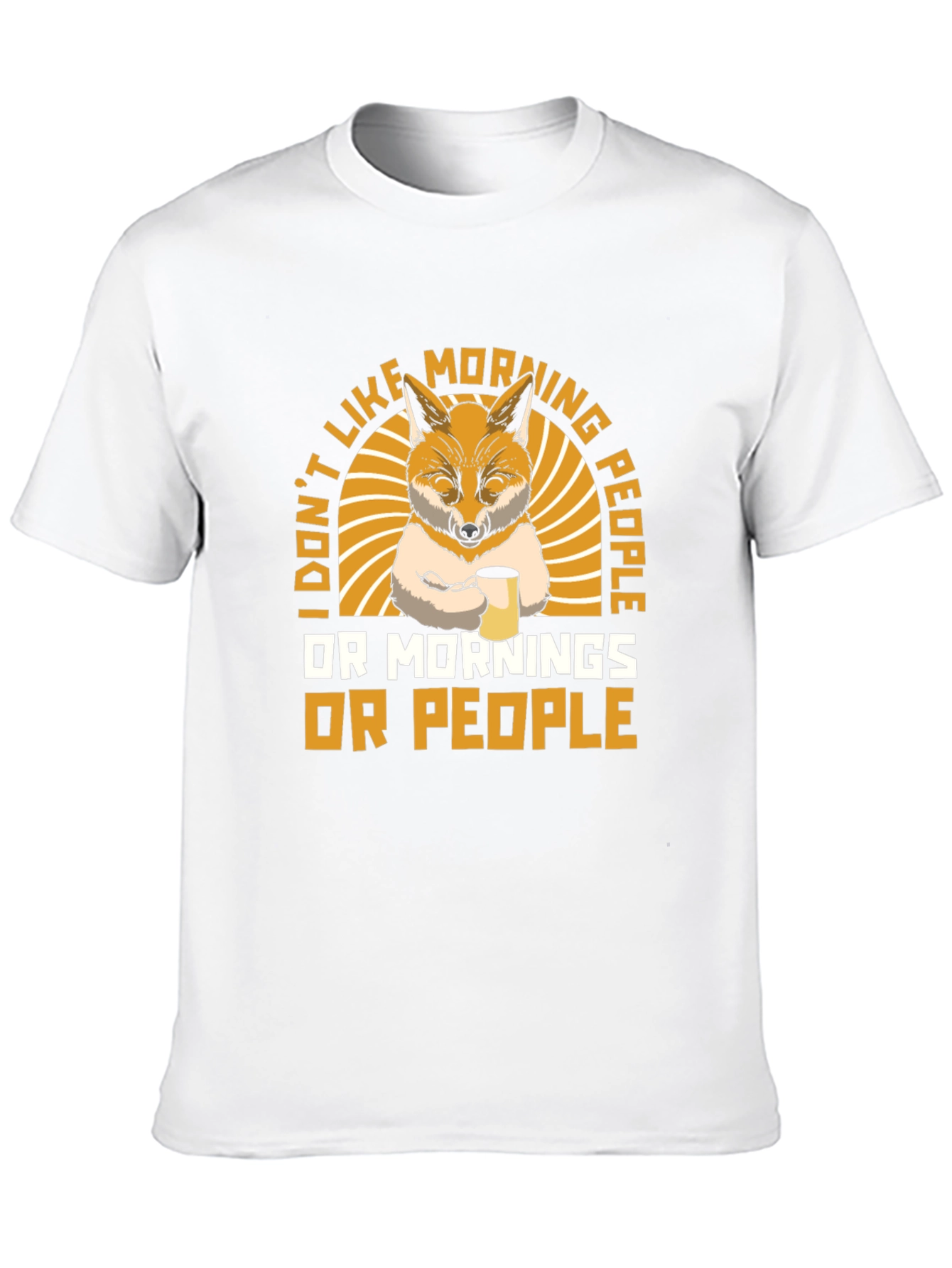 I Dont Like Morning People T-Shirt