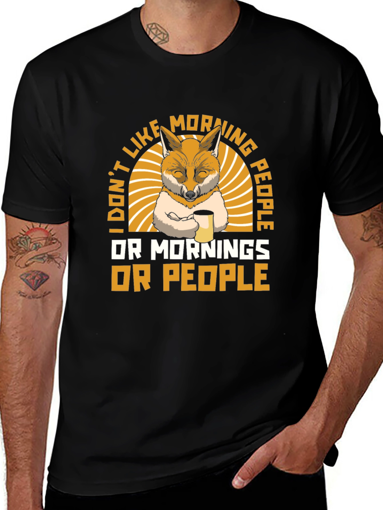 I Dont Like Morning People T-Shirt