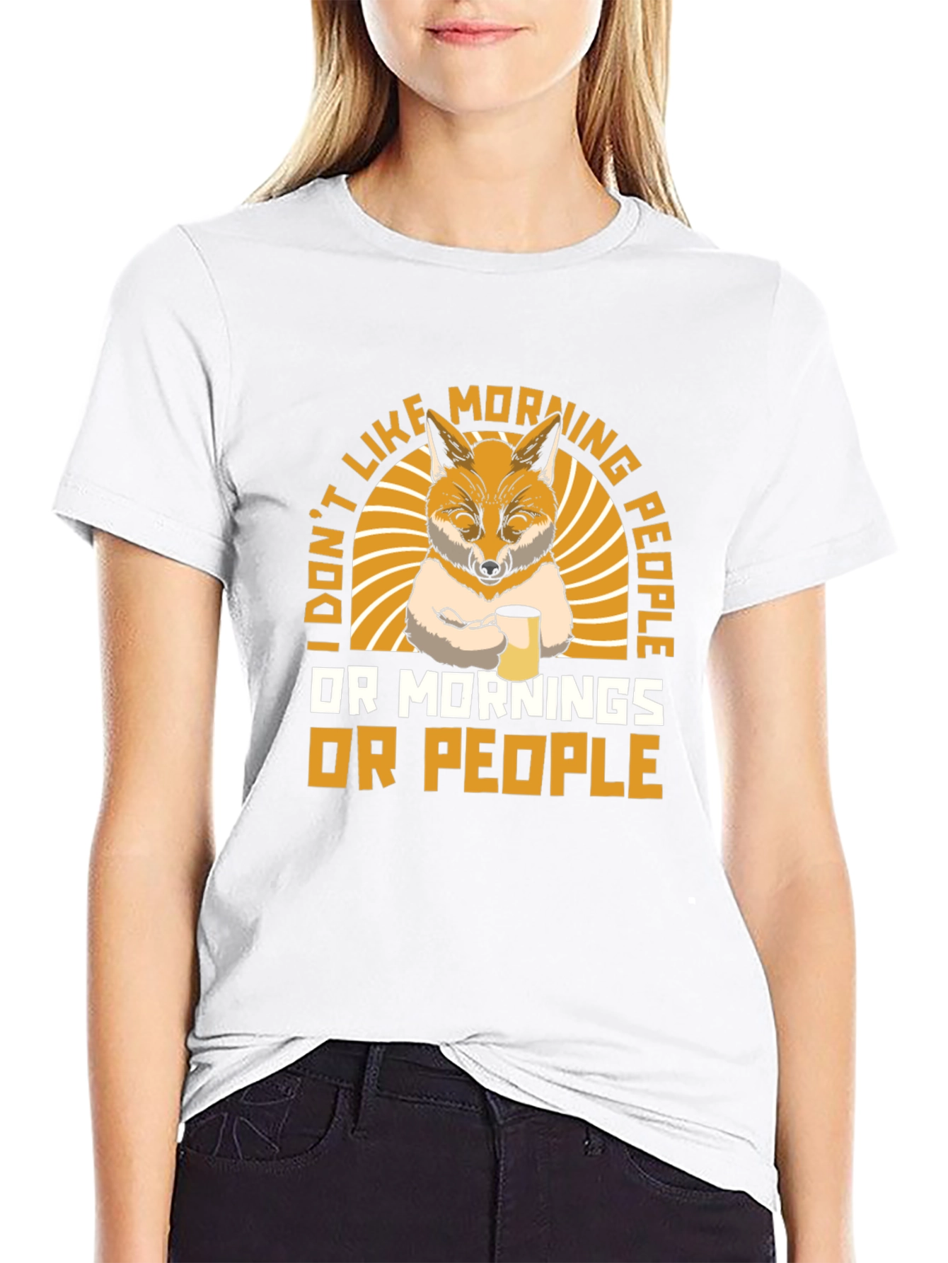 I Dont Like Morning People T-Shirt