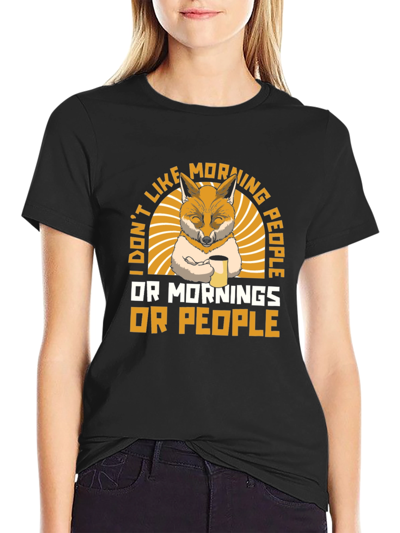I Dont Like Morning People T-Shirt