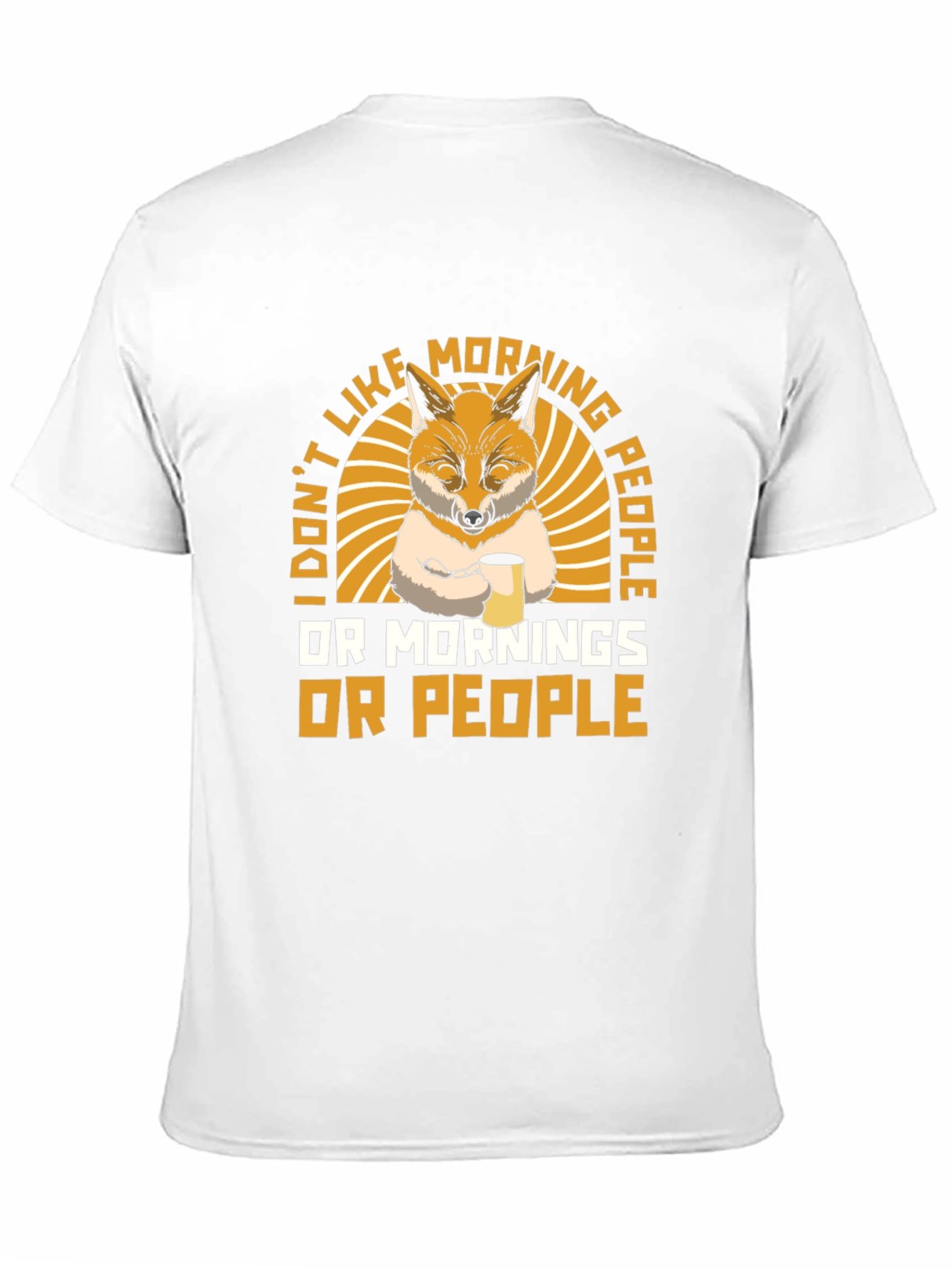 I Dont Like Morning People T-Shirt