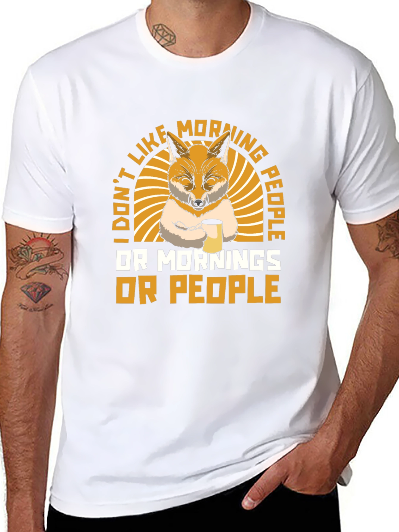 I Dont Like Morning People T-Shirt