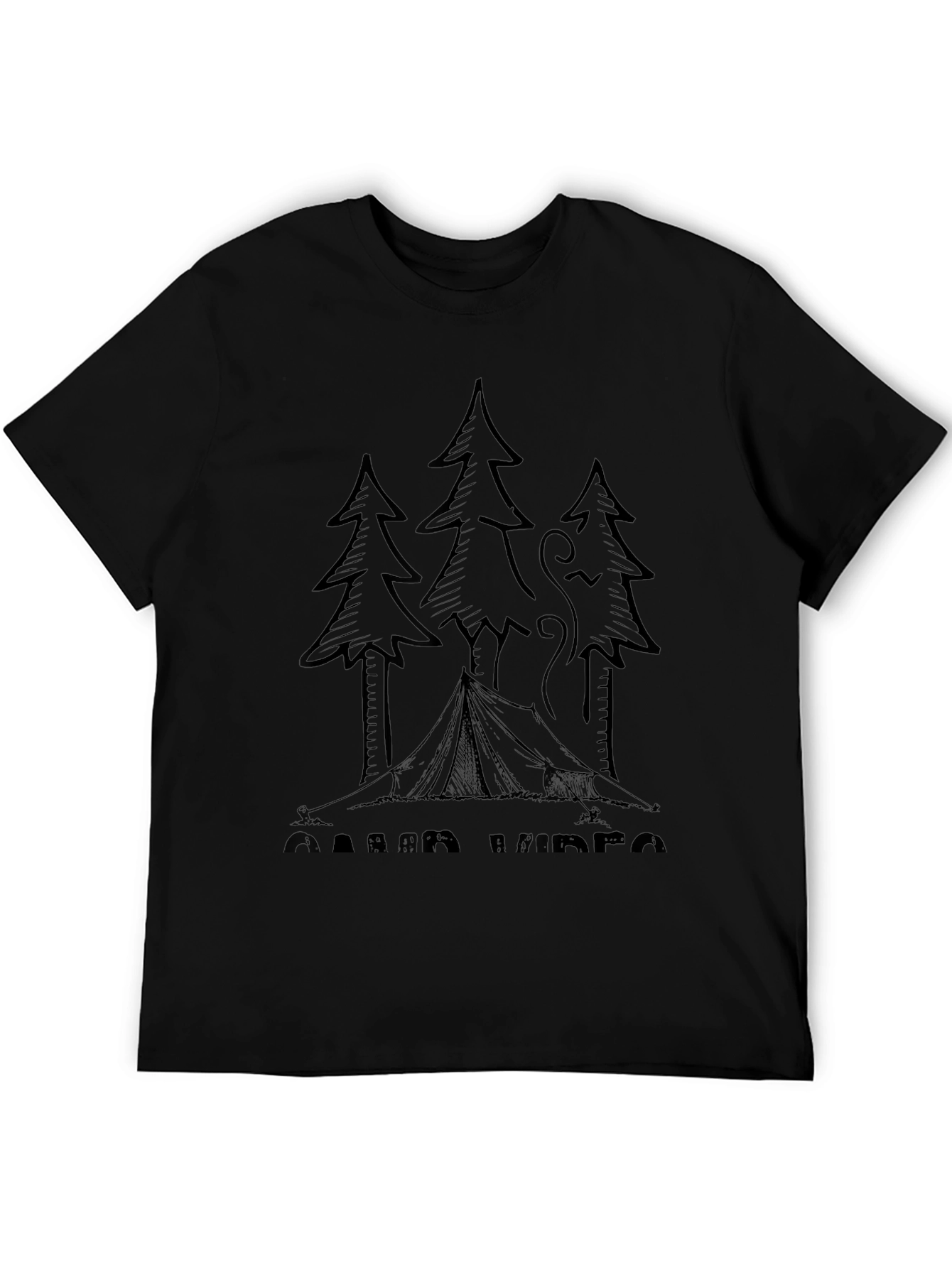 Camp Vibes Graphic Tee - Outdoor Adventure Shirt