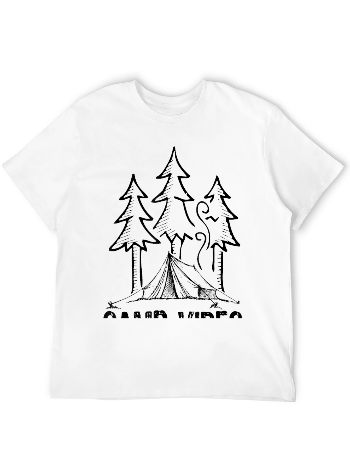 Camp Vibes Graphic Tee - Outdoor Adventure Shirt