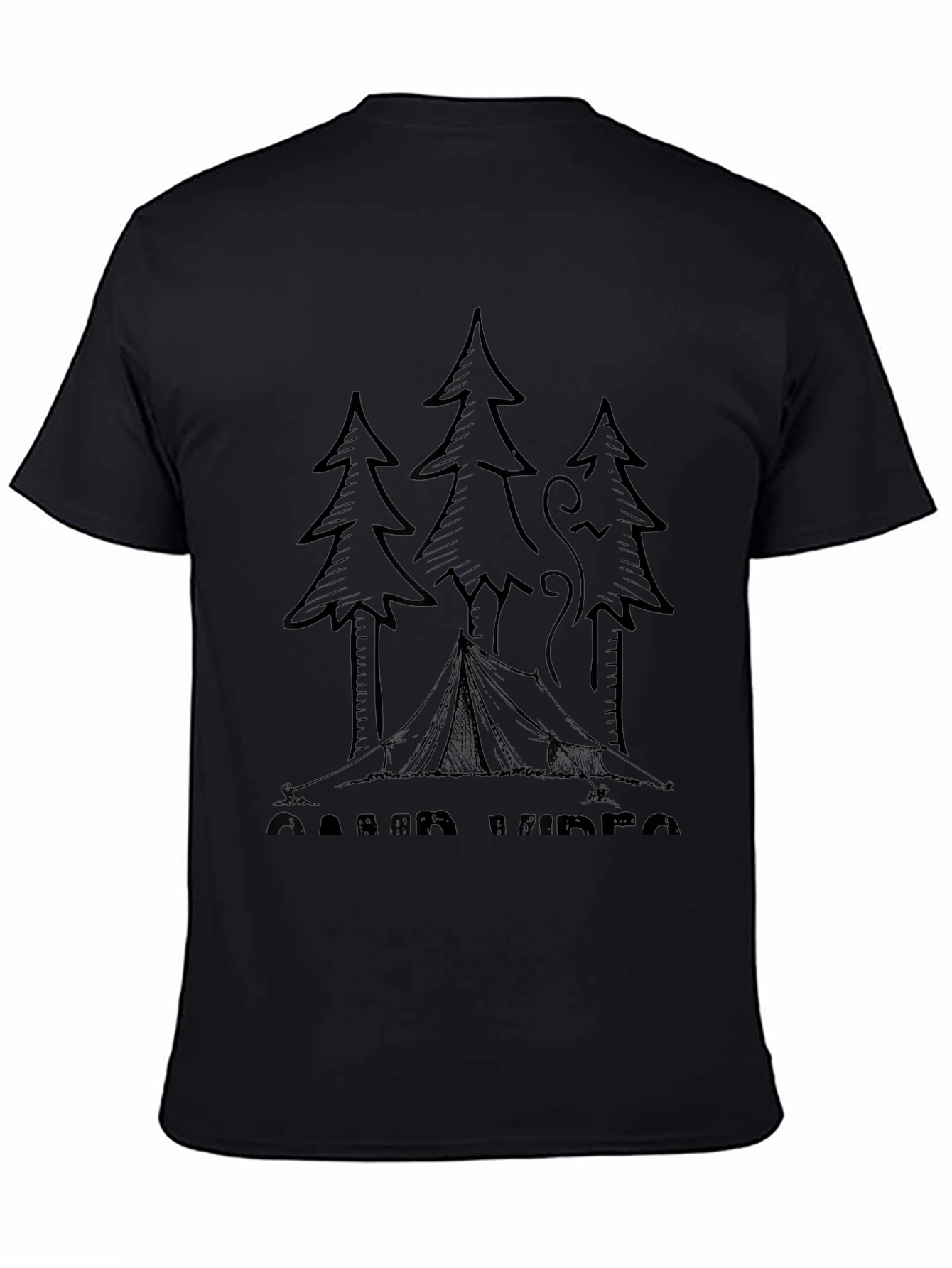 Camp Vibes Graphic Tee - Outdoor Adventure Shirt