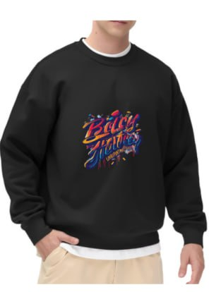Retro "Party Vibes" Graphic Sweatshirt