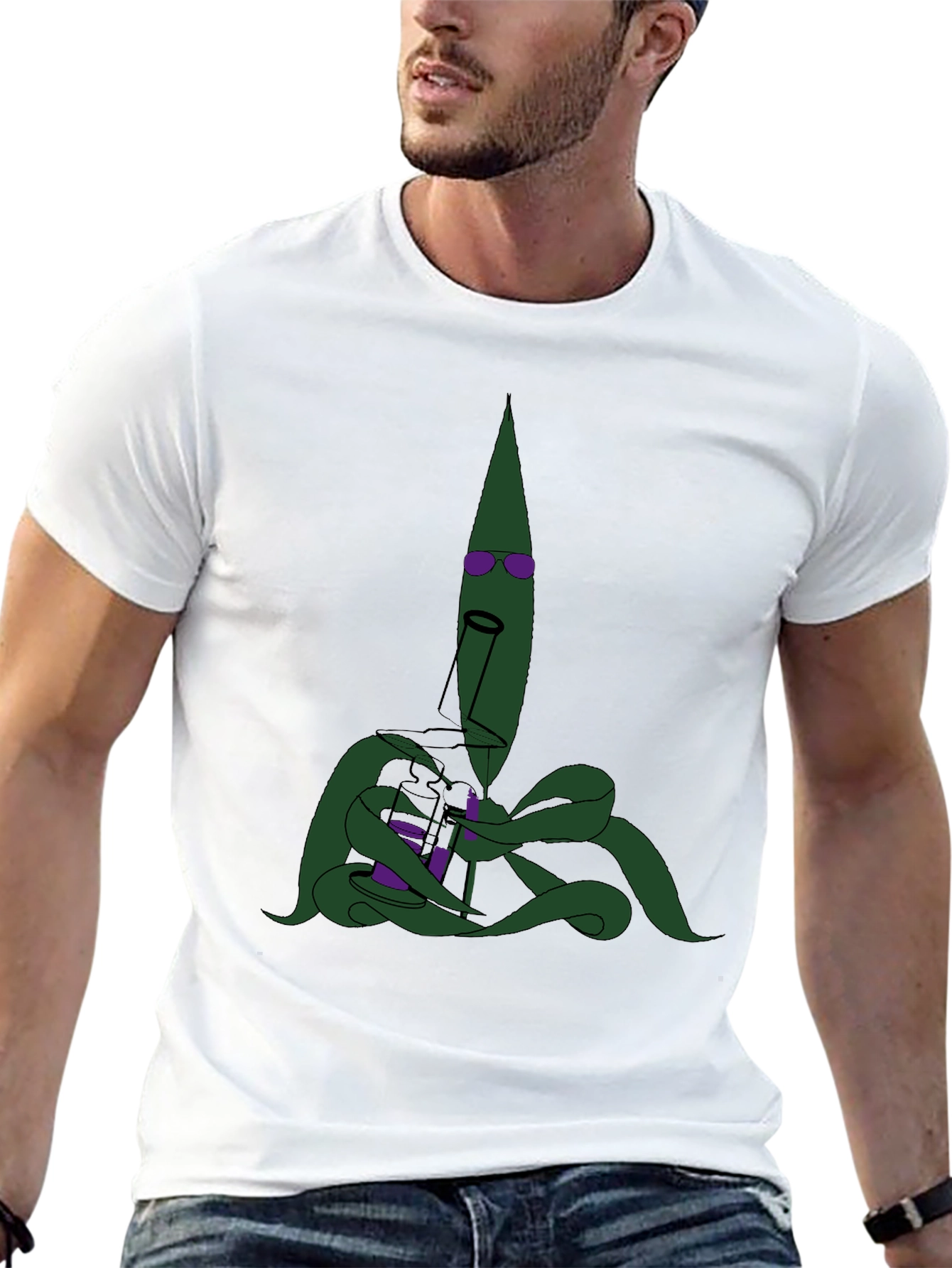 Cool Green Vegetable Martini T-Shirt