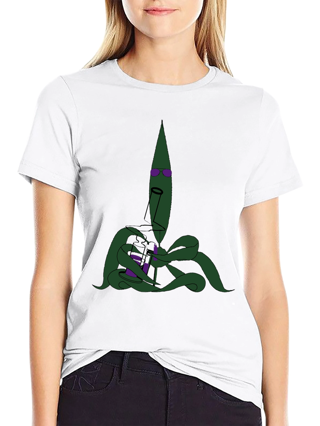 Cool Green Vegetable Martini T-Shirt