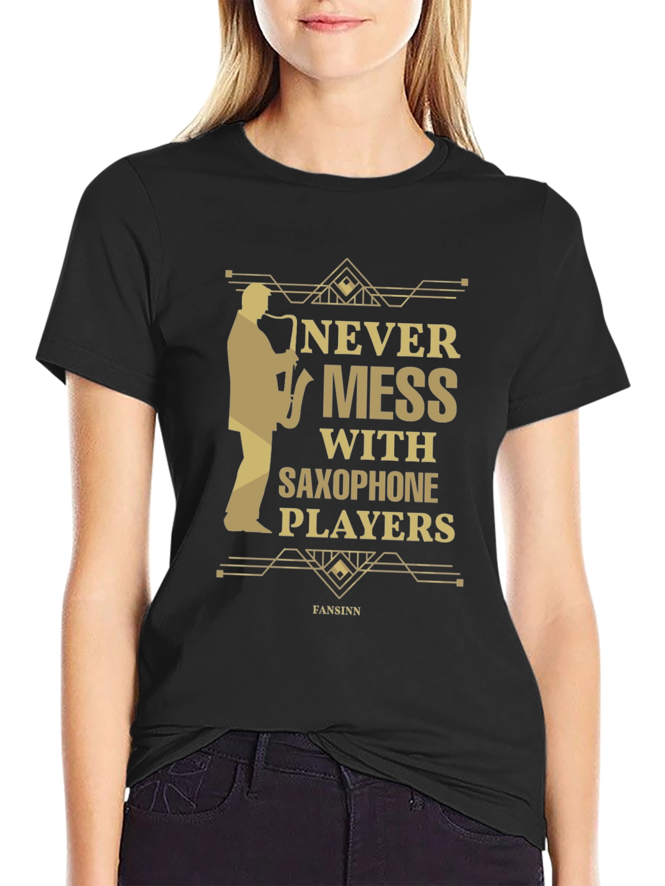 Never Mess With Saxophone Players T-Shirt