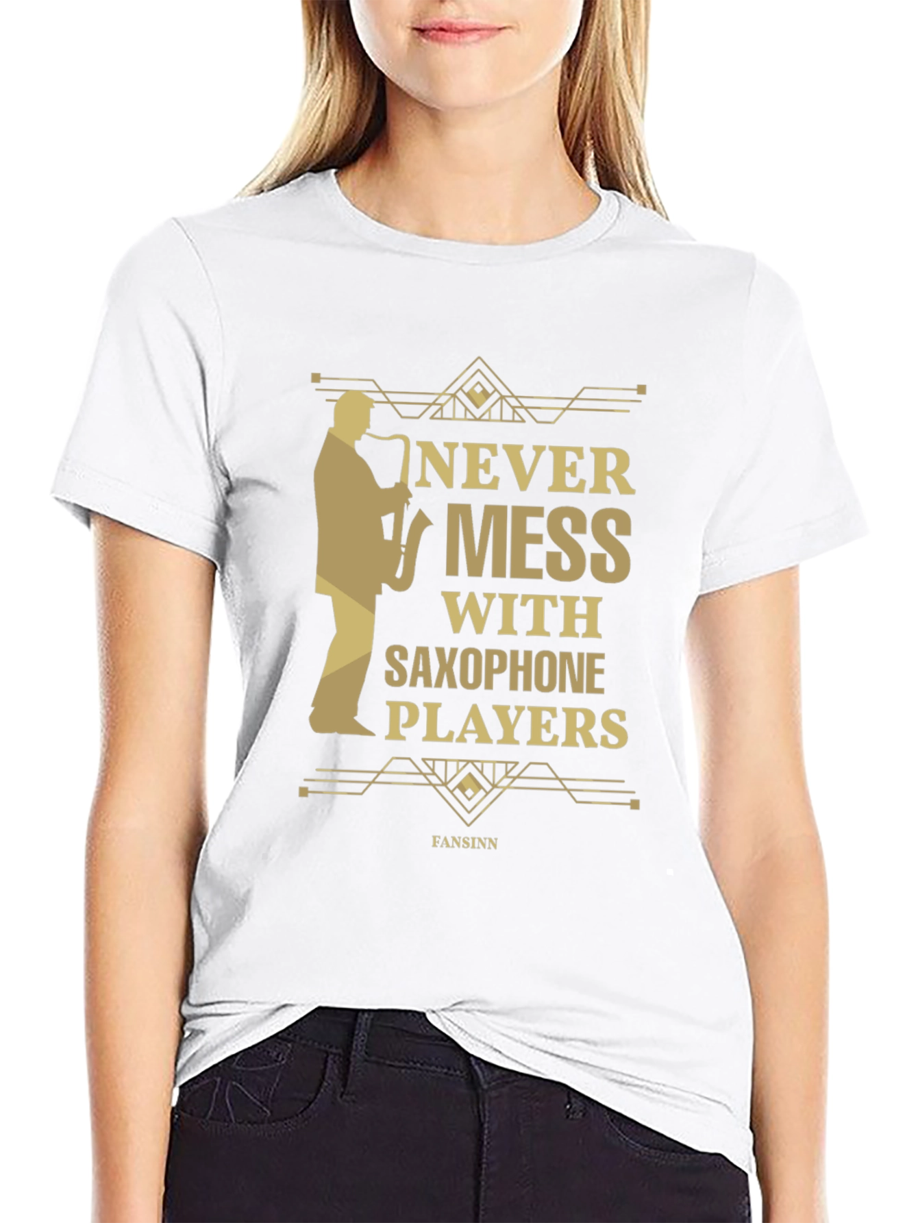 Never Mess With Saxophone Players T-Shirt