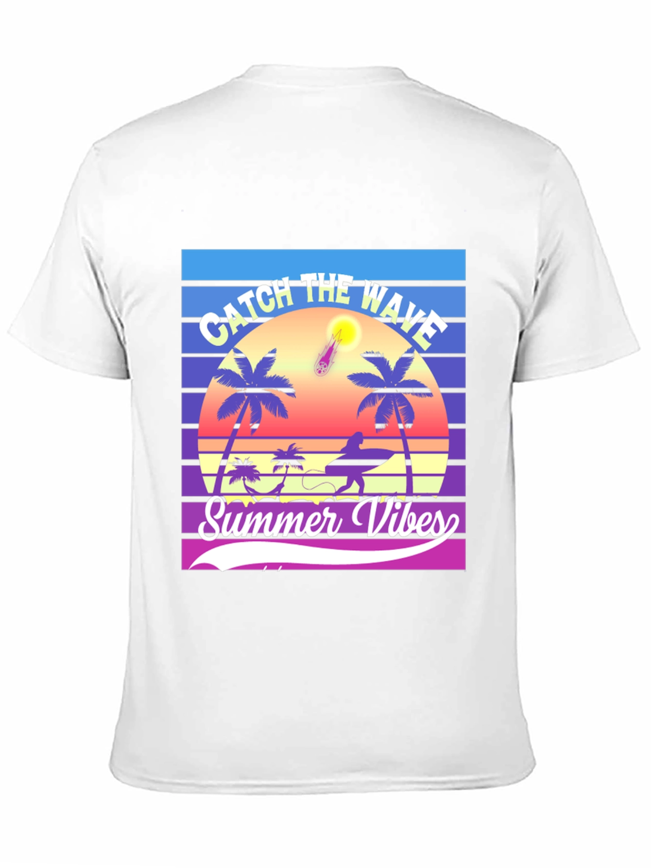 Summer Vibes Graphic T-Shirt - Catch the Wave!