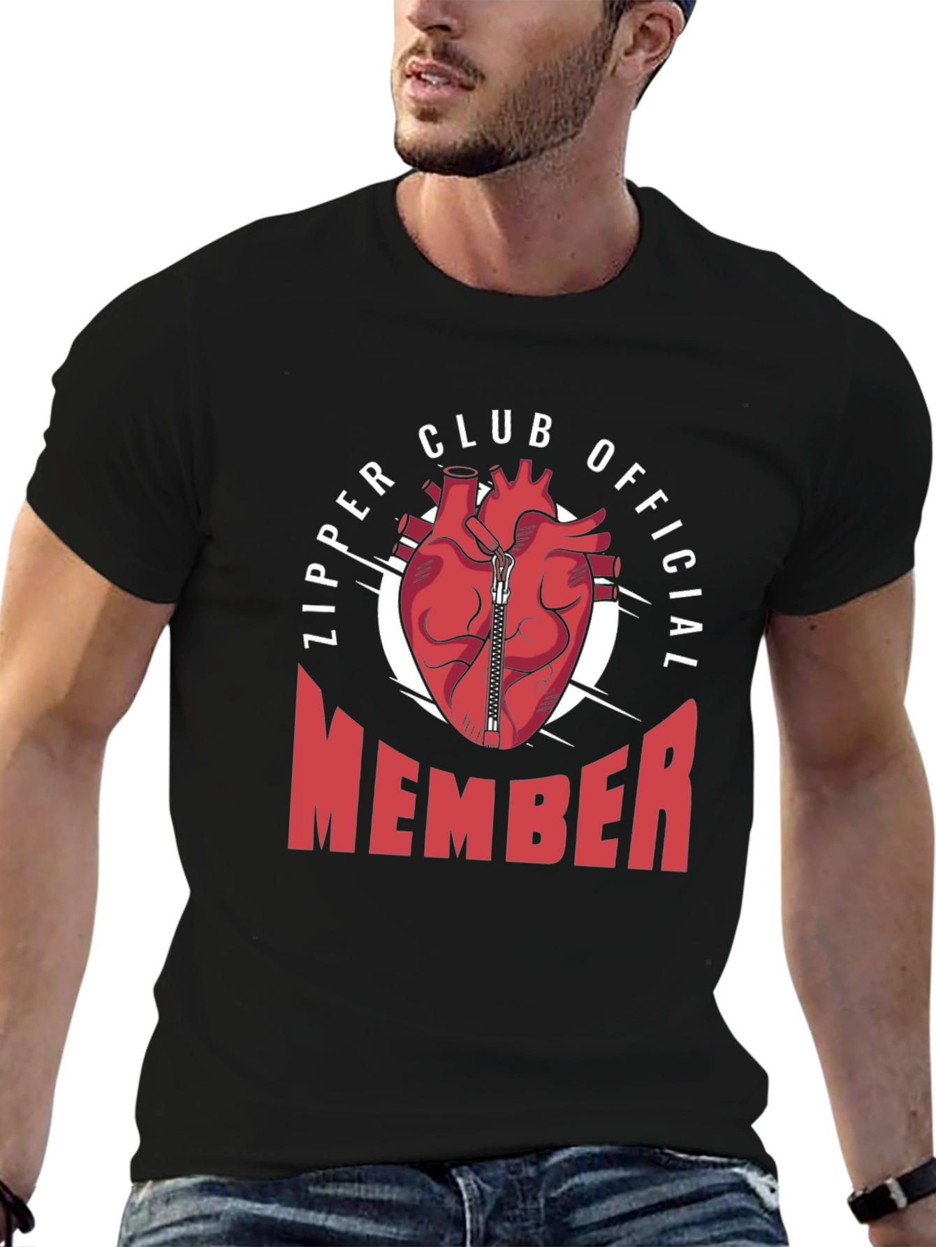 Zipper Club Official Member Graphic T-Shirt