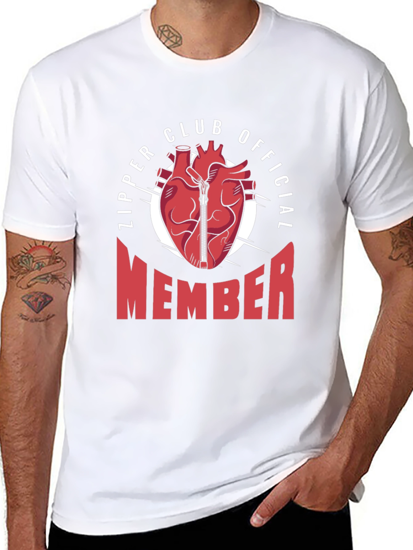 Zipper Club Official Member Graphic T-Shirt