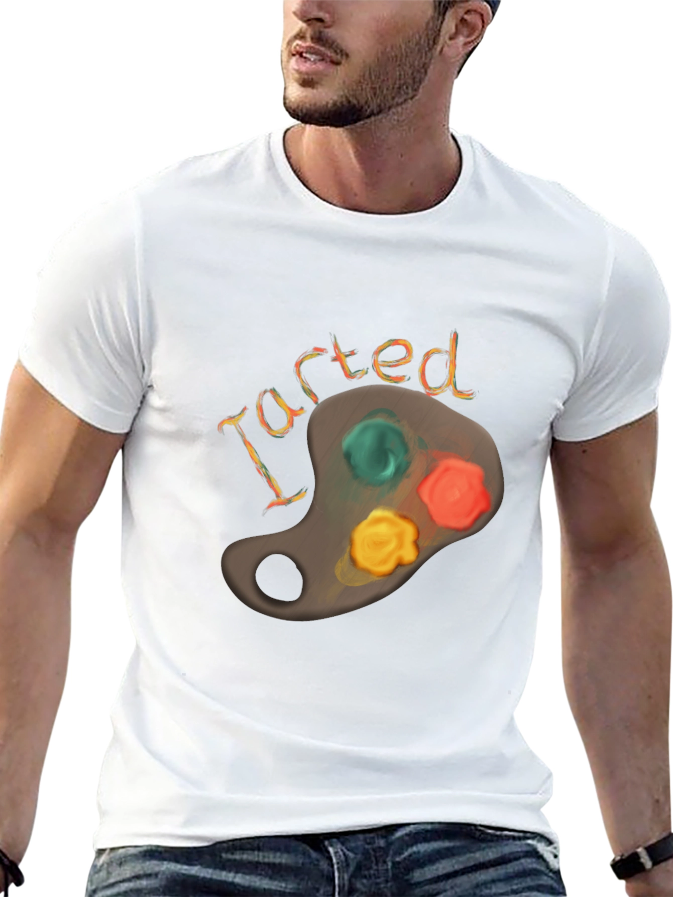 I Started Art T-Shirt - Painters Palette Tee