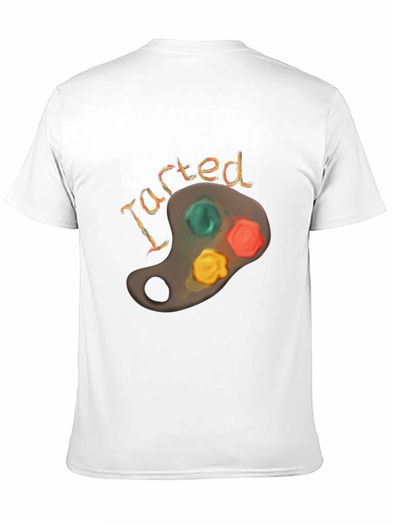 I Started Art T-Shirt - Painters Palette Tee