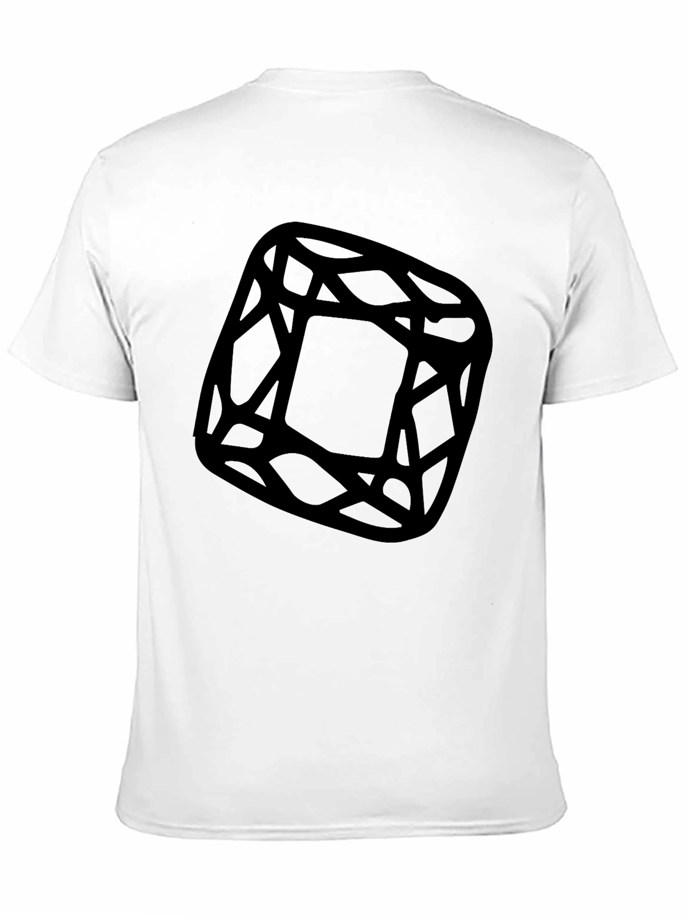 Geometric Graphic Black T-Shirt