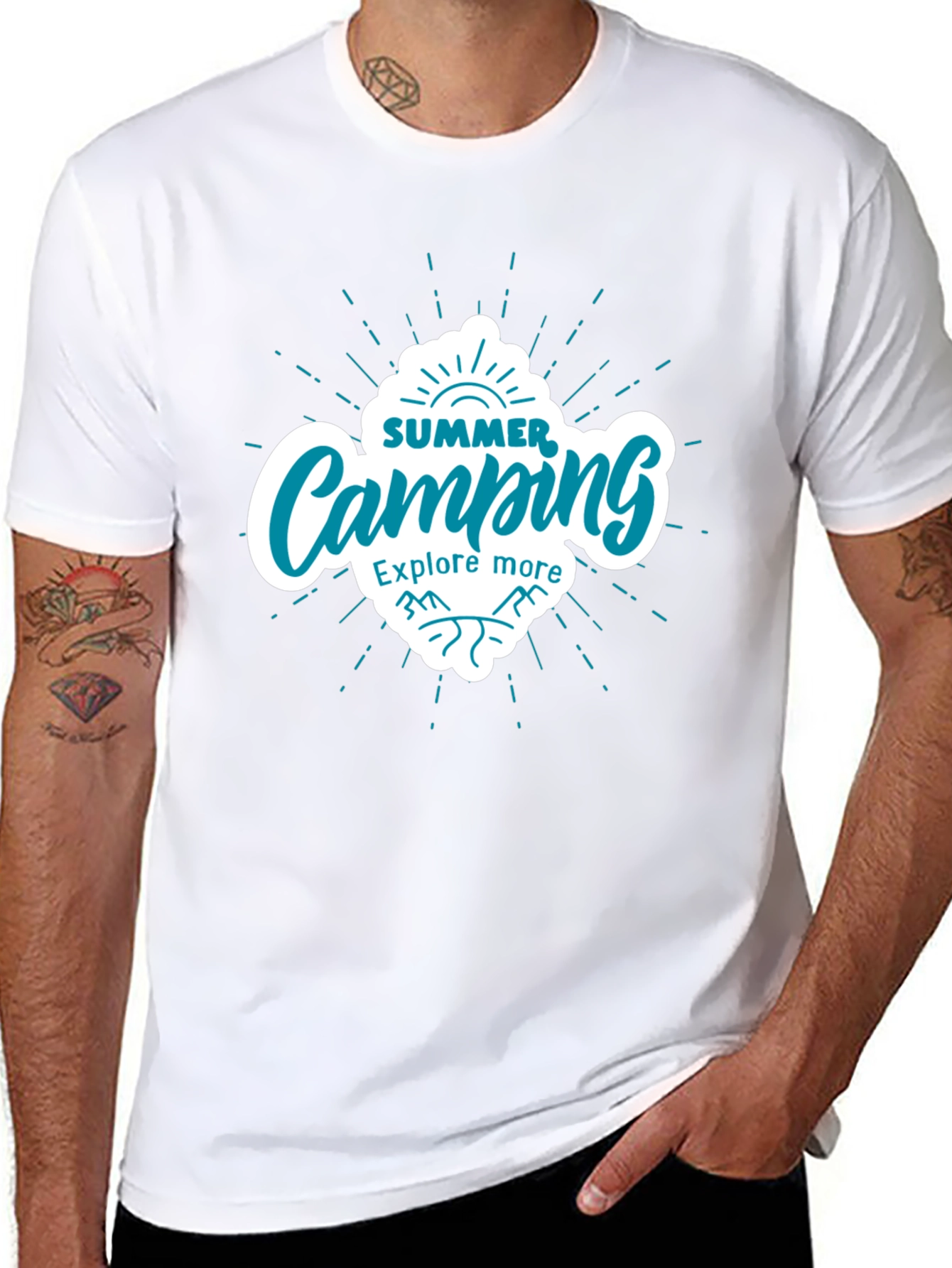 Summer Camping Graphic Tee