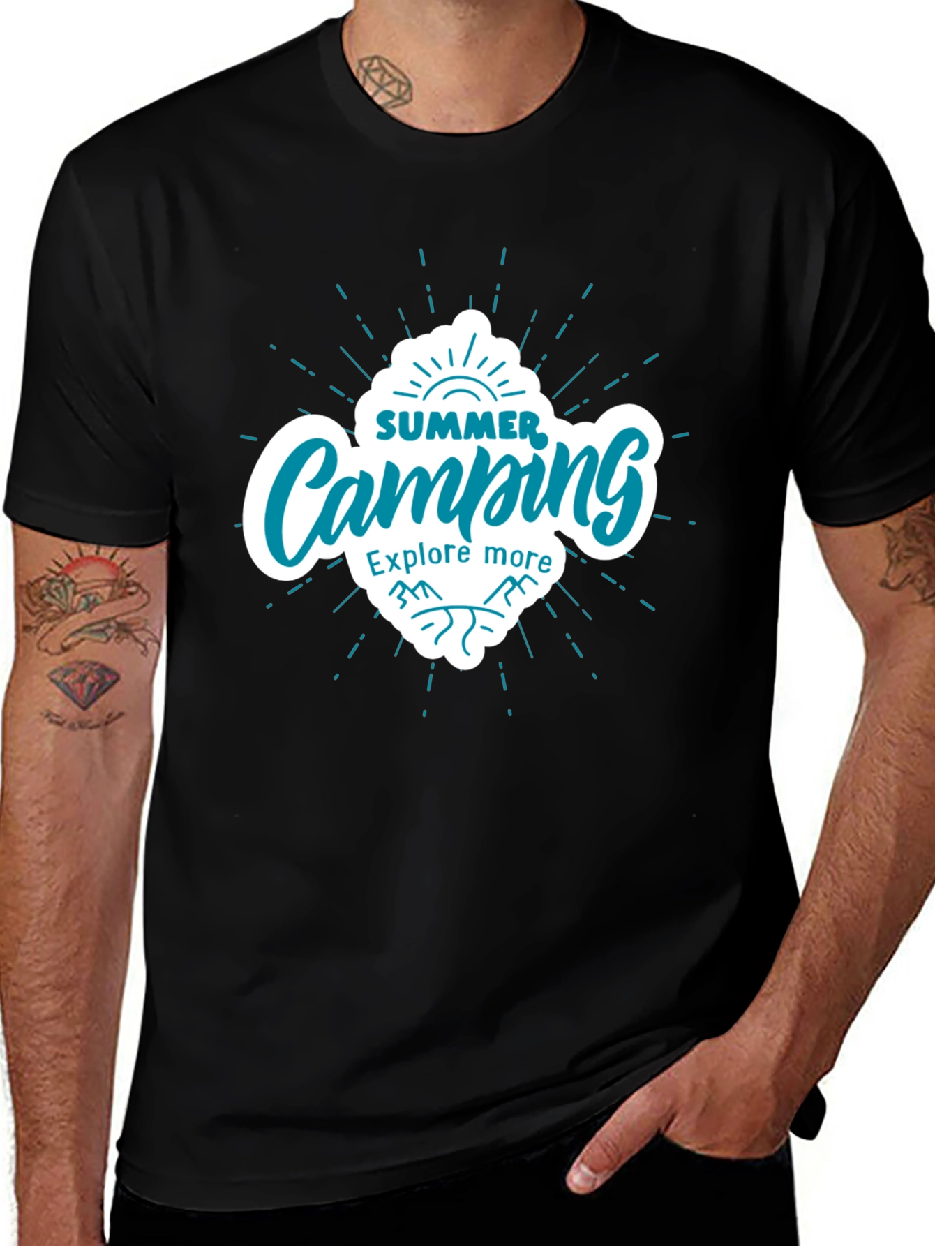 Summer Camping Graphic Tee