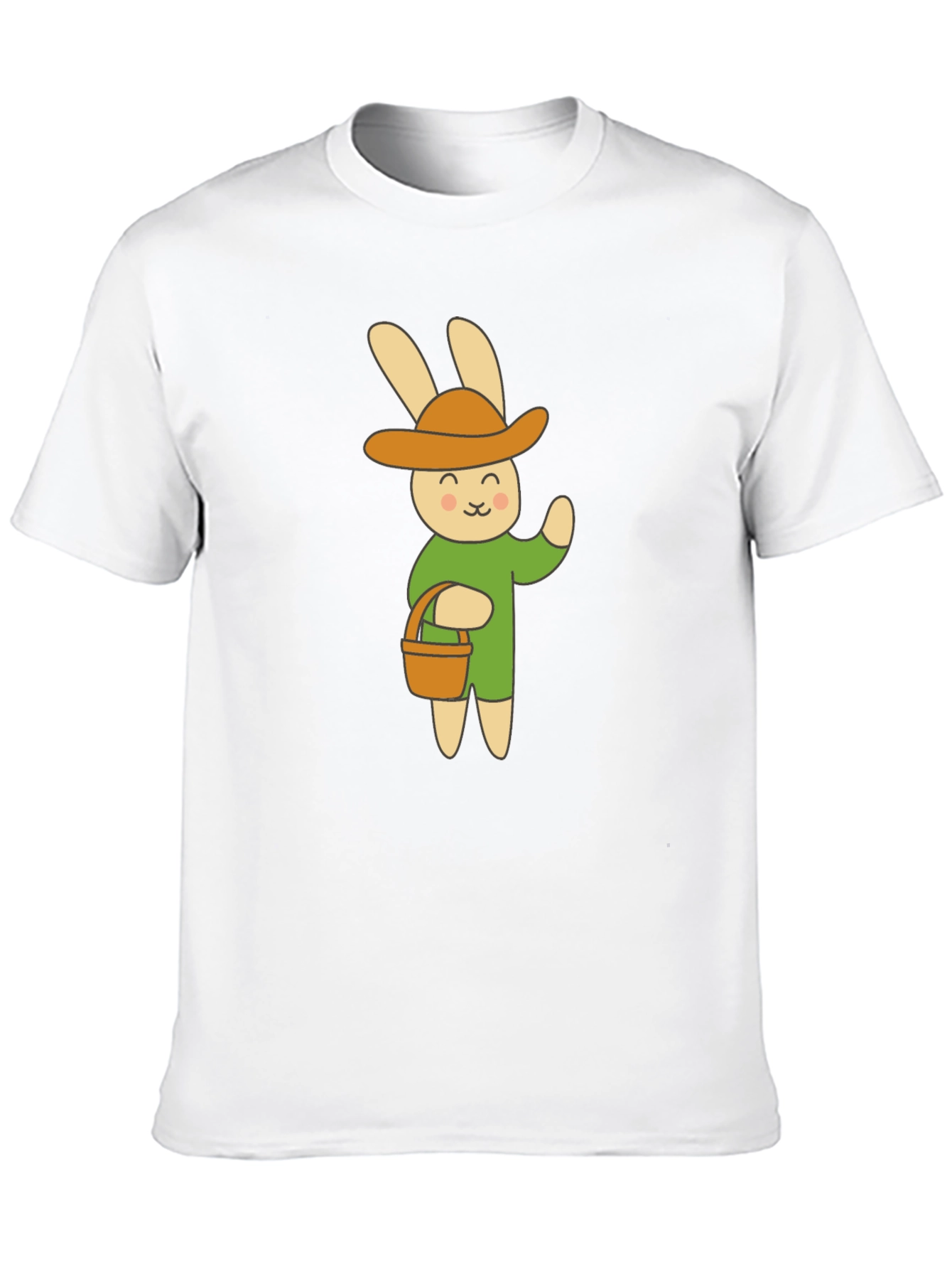 Bunny Rabbit T-Shirt - Cartoon Easter Tee