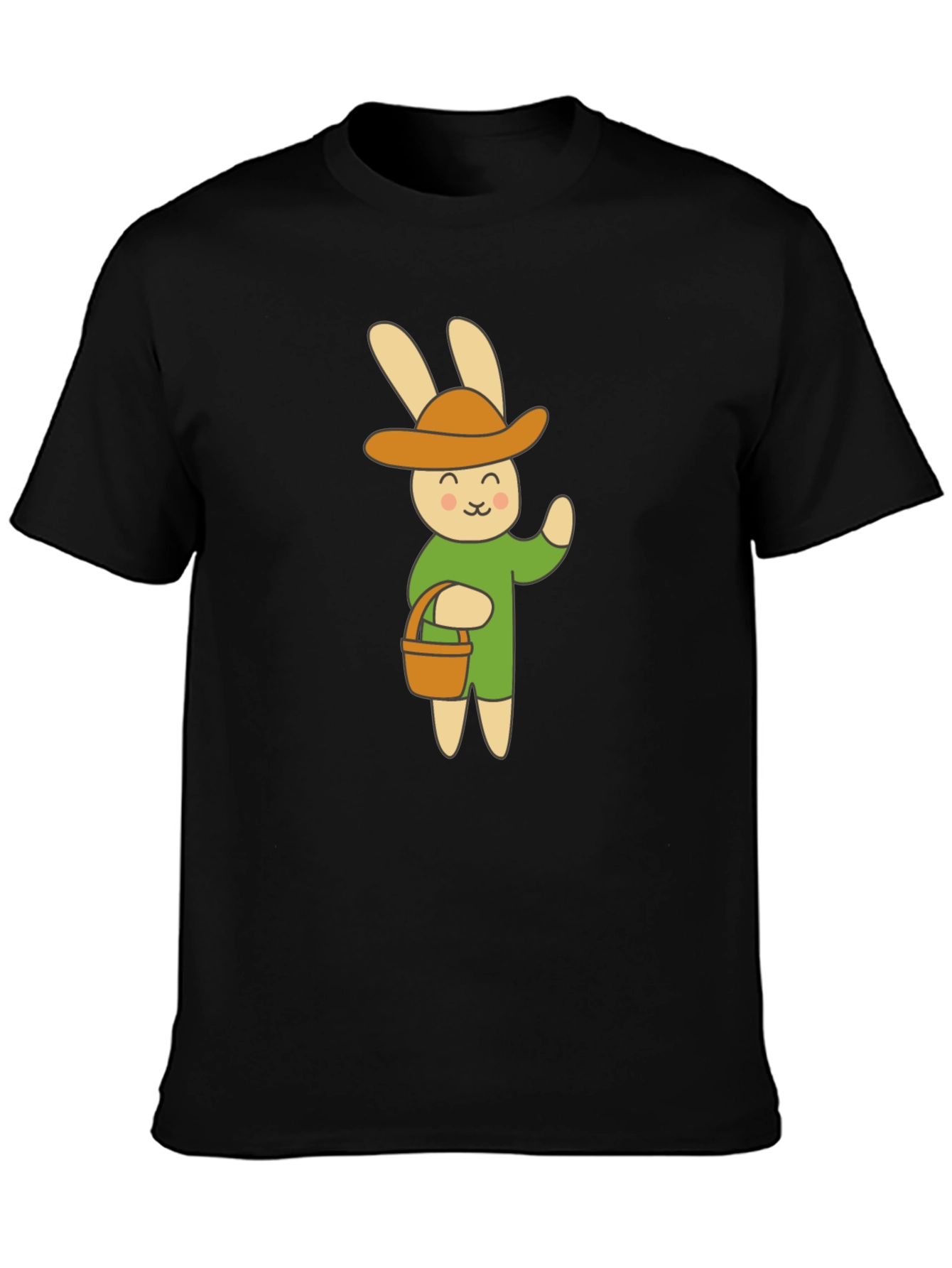Bunny Rabbit T-Shirt - Cartoon Easter Tee