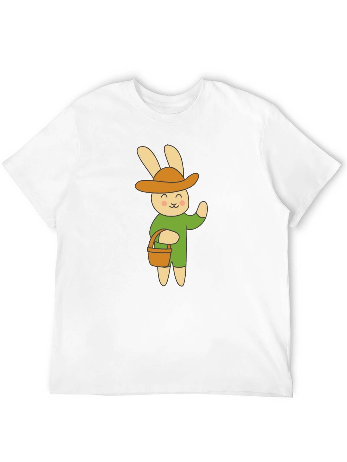 Bunny Rabbit T-Shirt - Cartoon Easter Tee