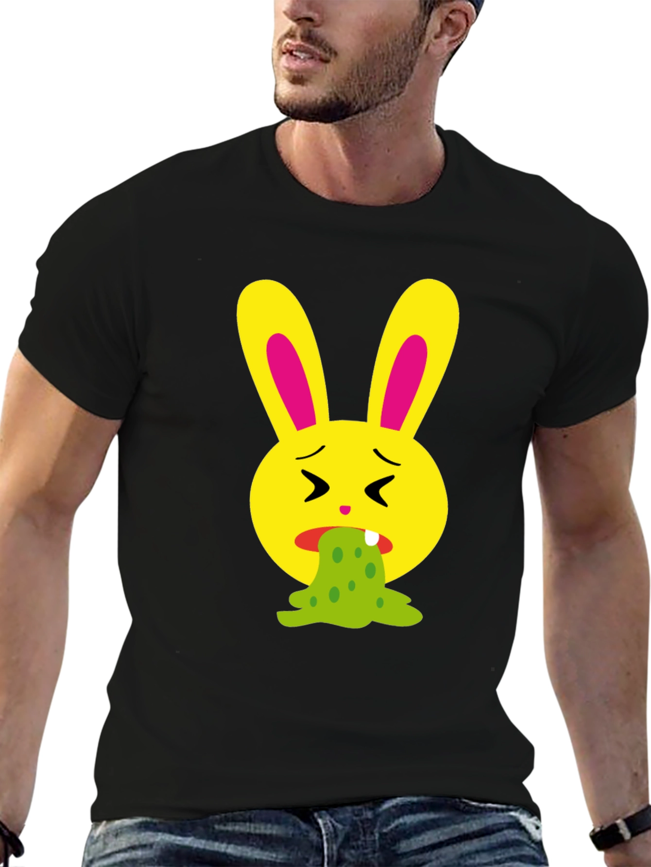 Vomiting Bunny Graphic Tee