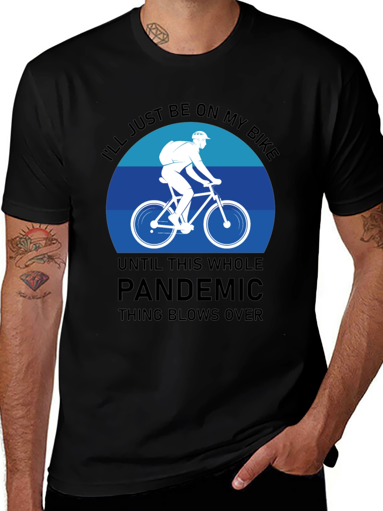 Bike Lover Pandemic T-Shirt: Ride Through It!