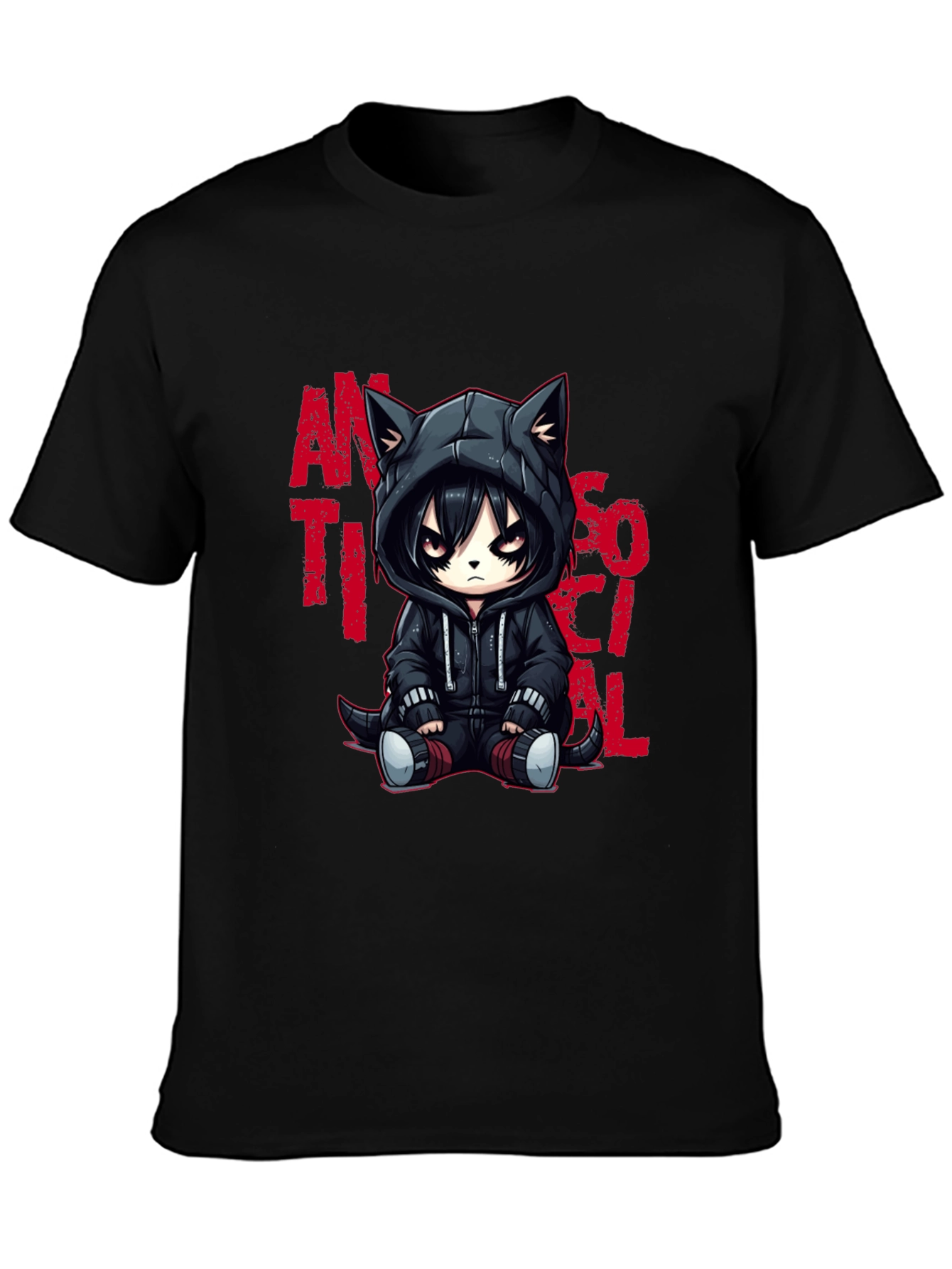 Anti-Social Cat T-Shirt