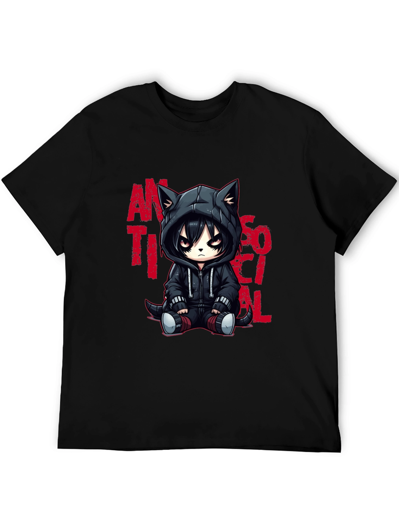 Anti-Social Cat T-Shirt