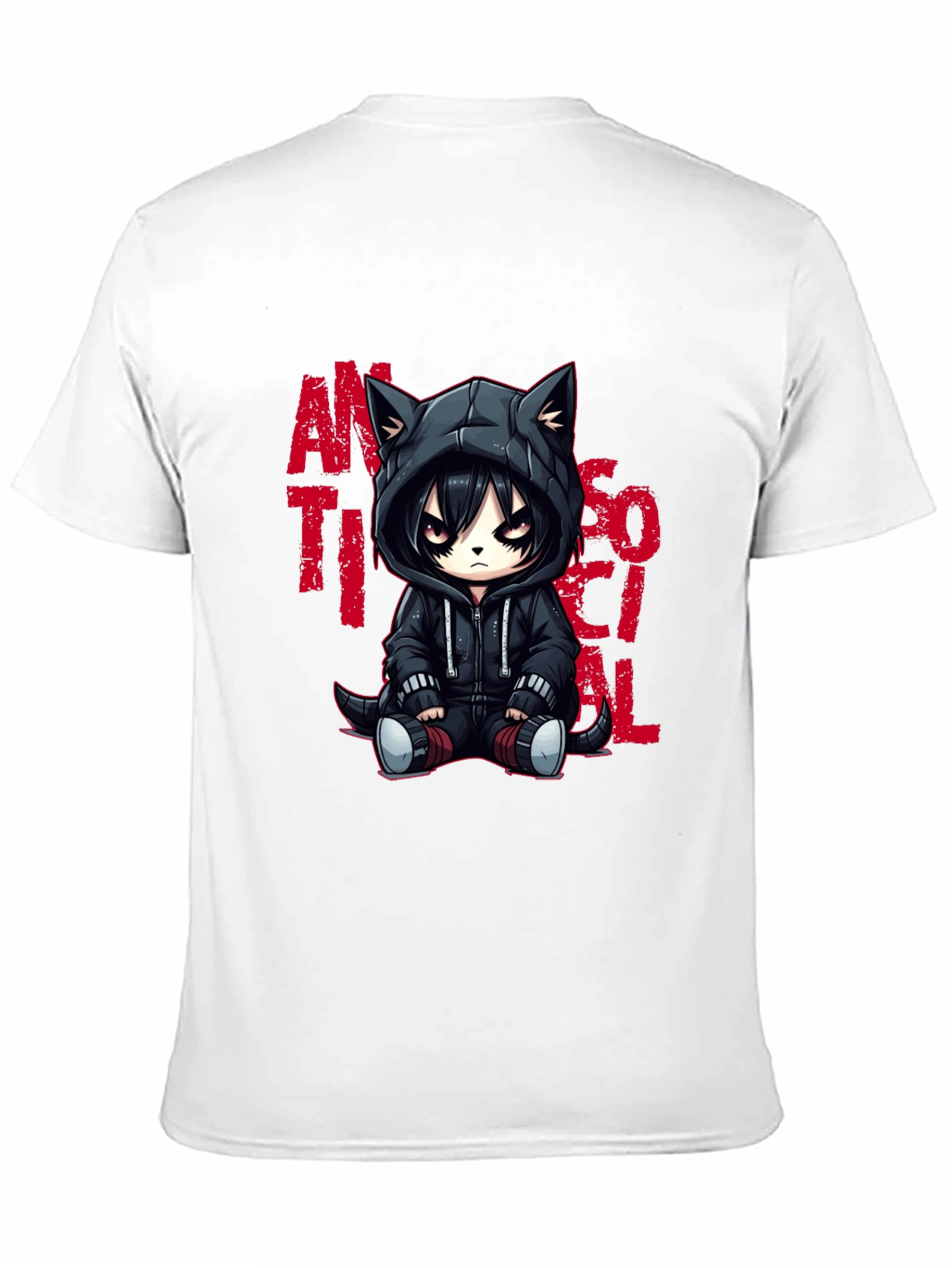 Anti-Social Cat T-Shirt