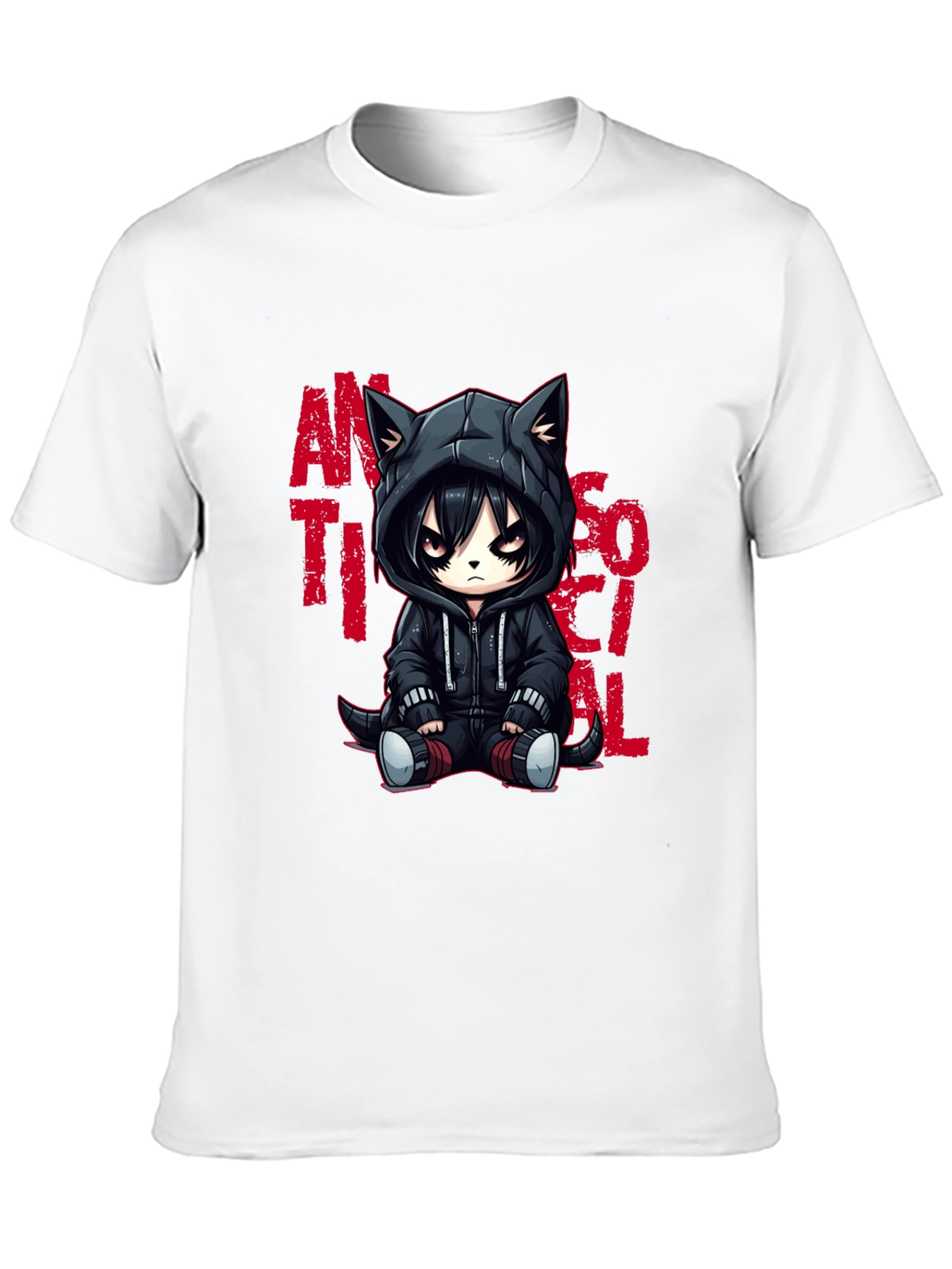 Anti-Social Cat T-Shirt