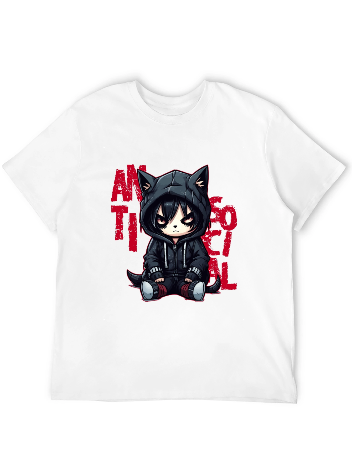 Anti-Social Cat T-Shirt