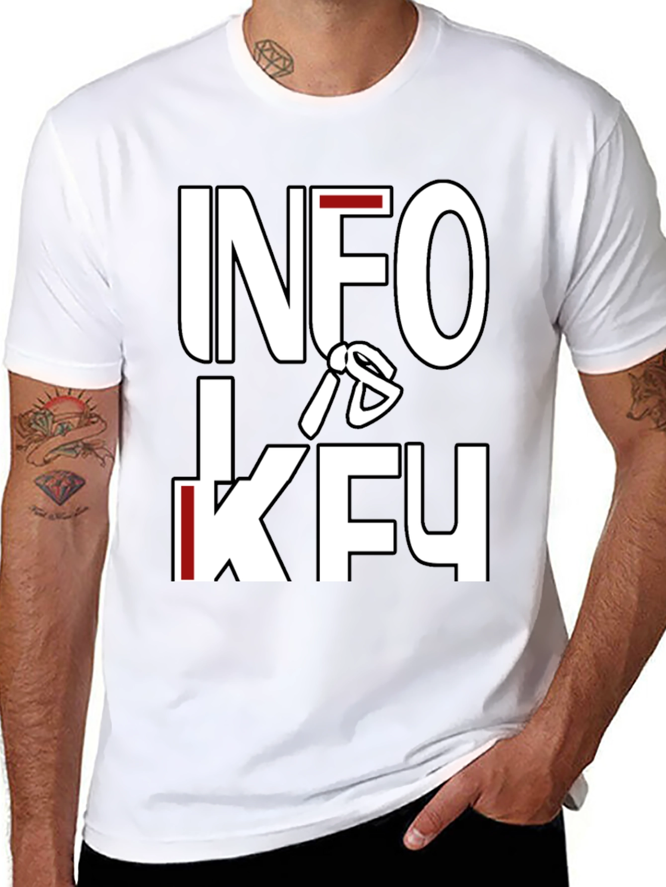 Info Is KFU T-Shirt - Bold Graphic Tee