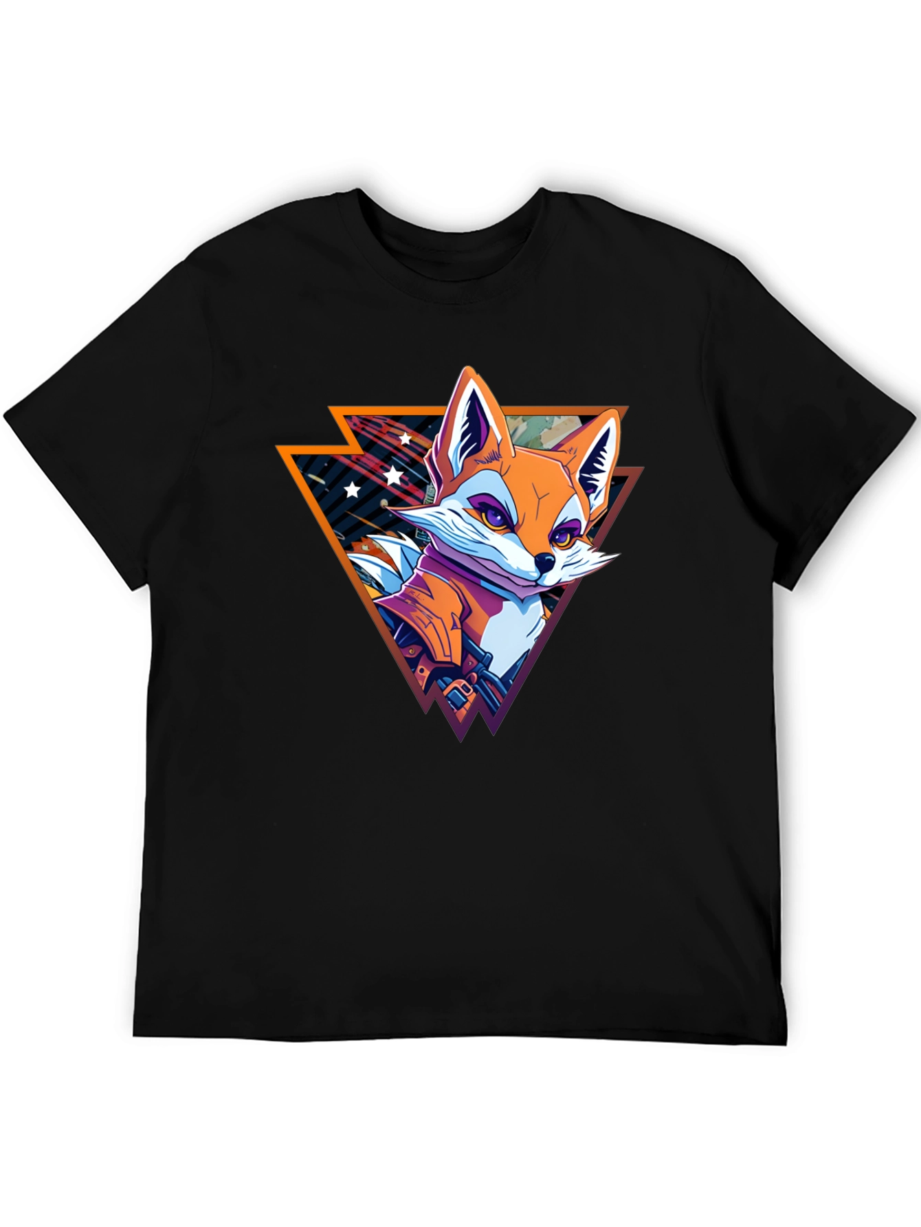 Retro Fox Graphic T-Shirt
