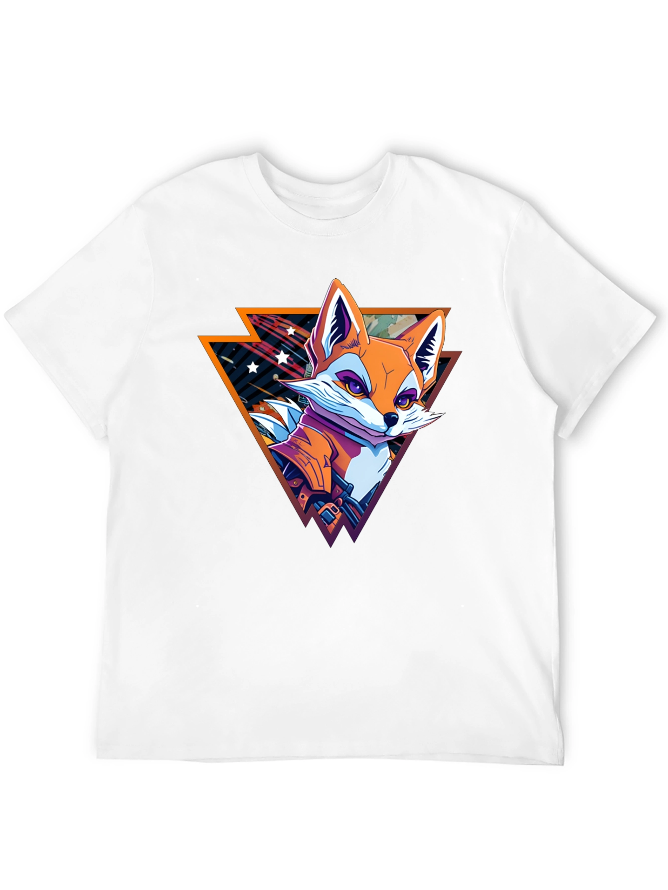 Retro Fox Graphic T-Shirt