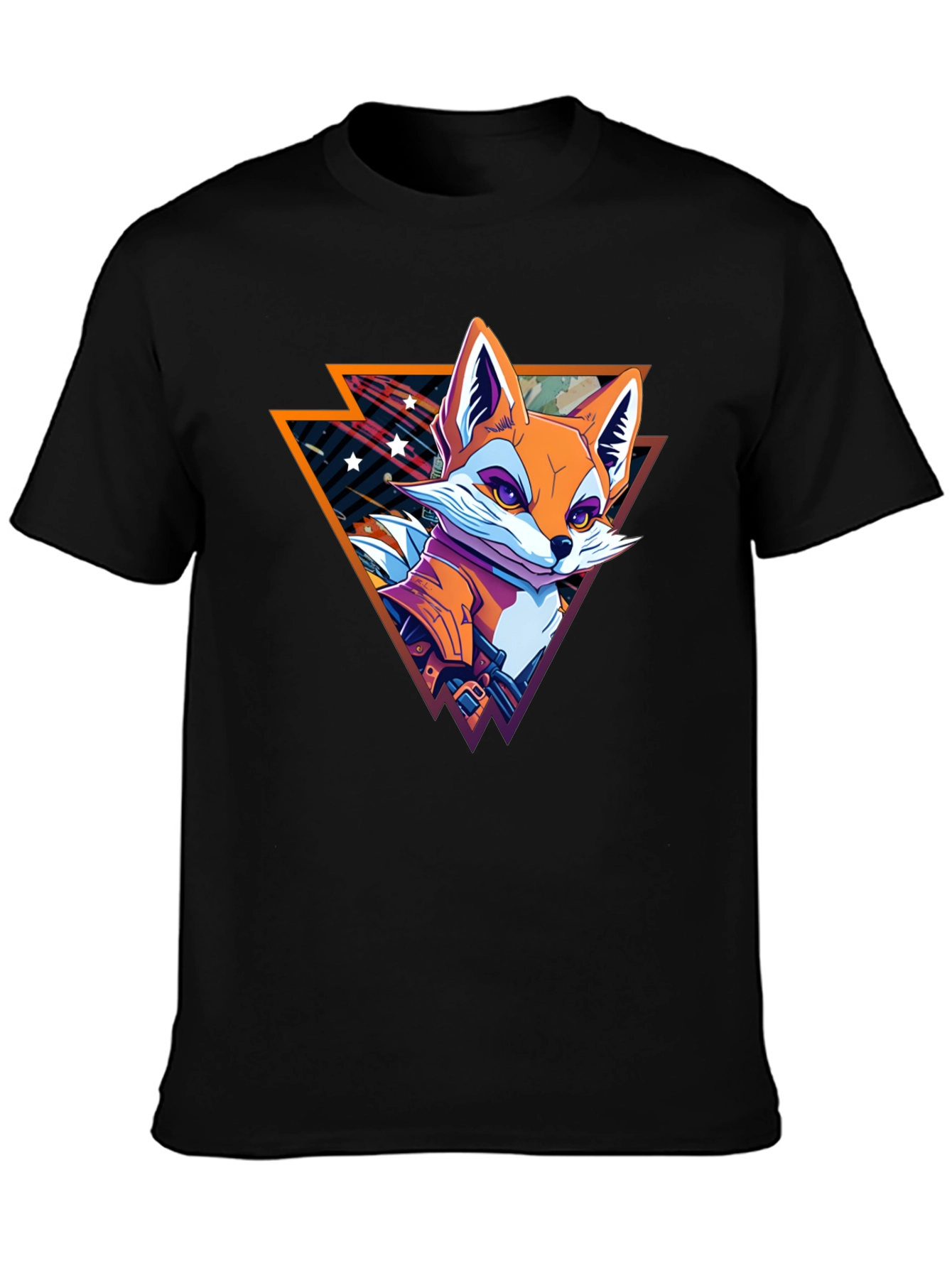 Retro Fox Graphic T-Shirt