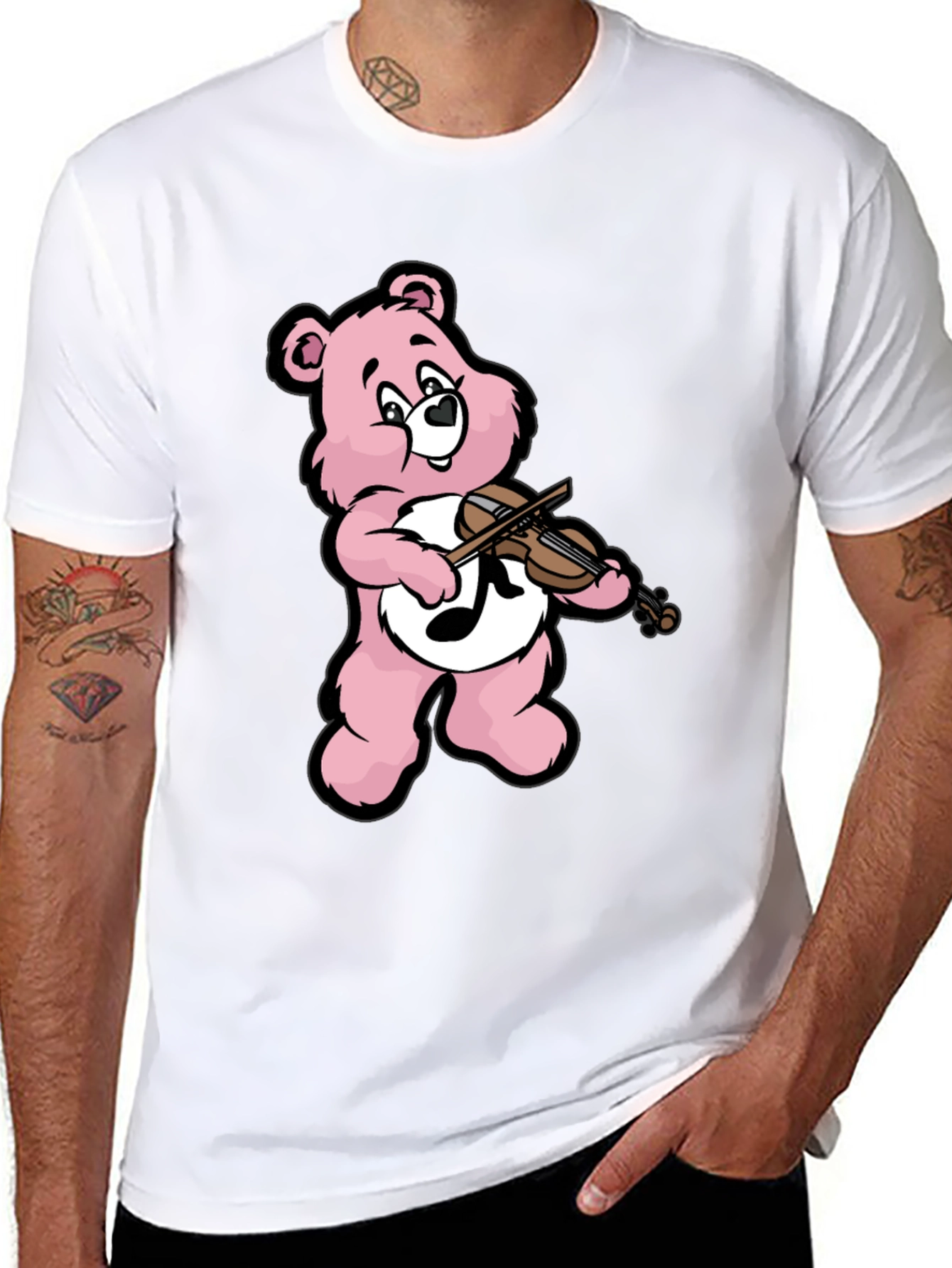 Musical Bear Graphic T-Shirt