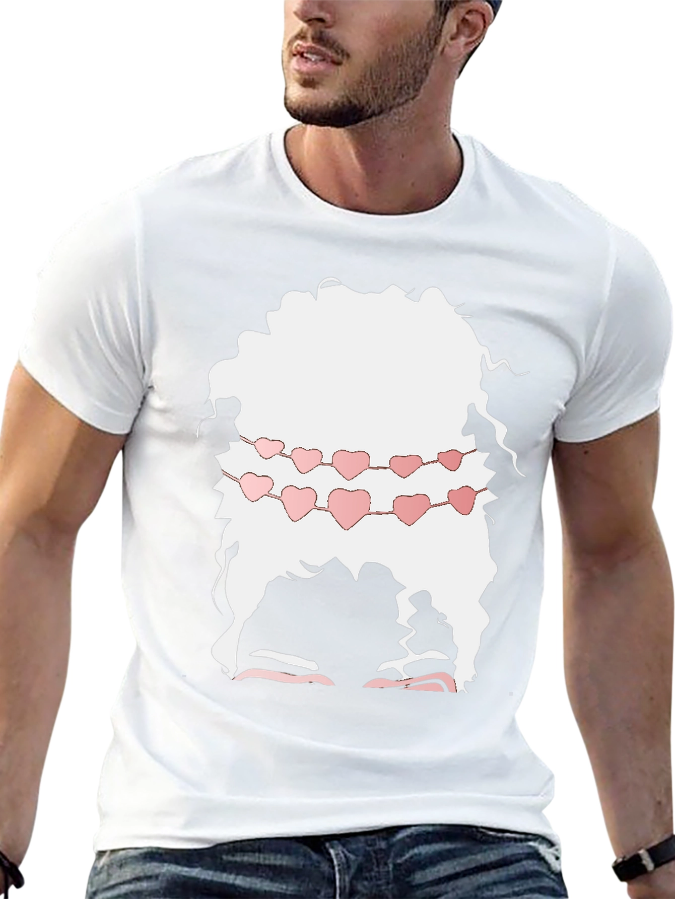 Heart Garland Afro T-Shirt
