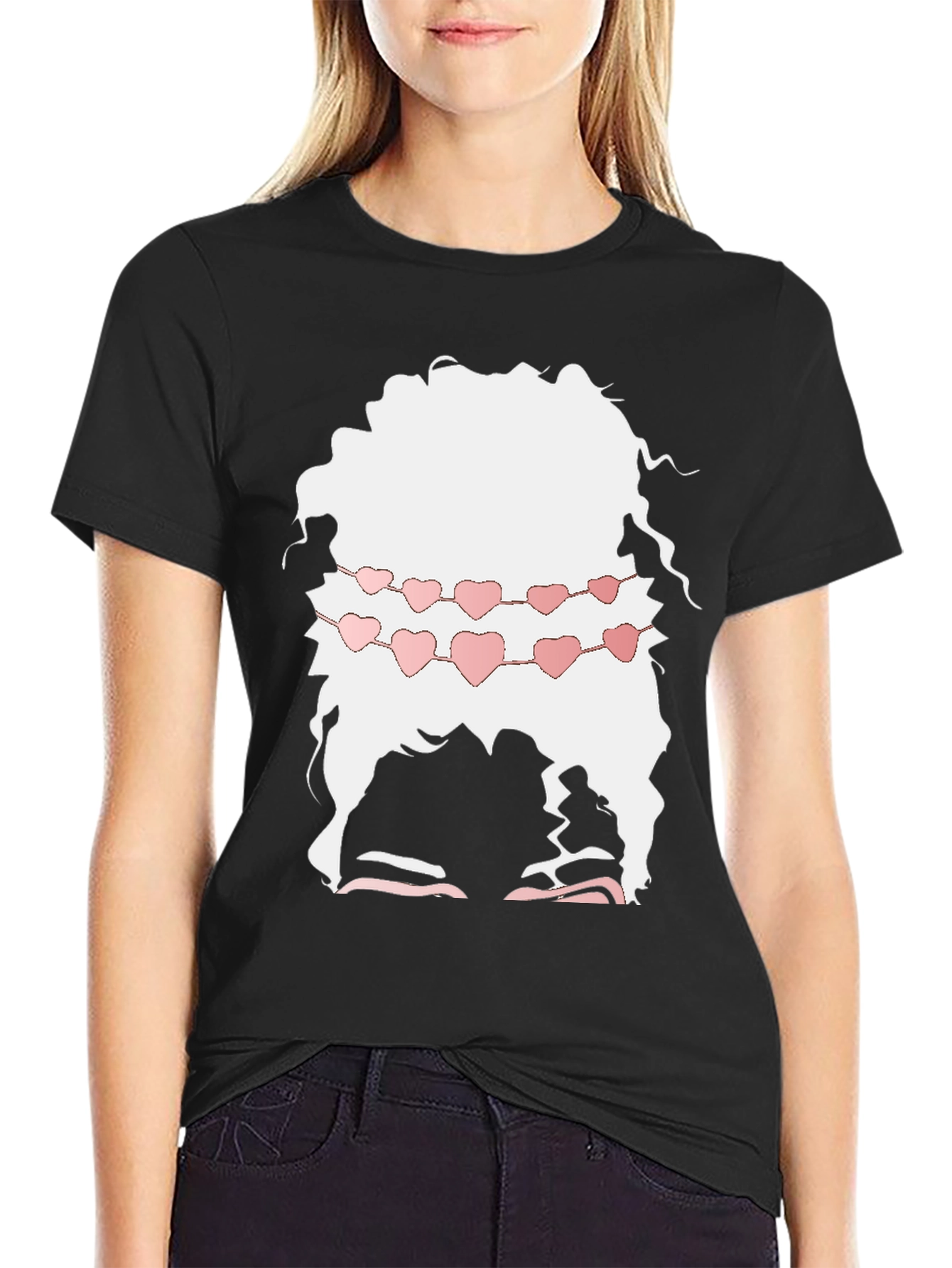 Heart Garland Afro T-Shirt