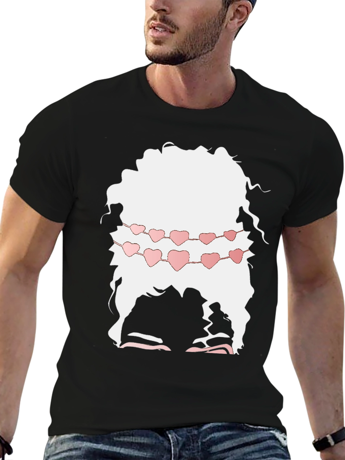 Heart Garland Afro T-Shirt