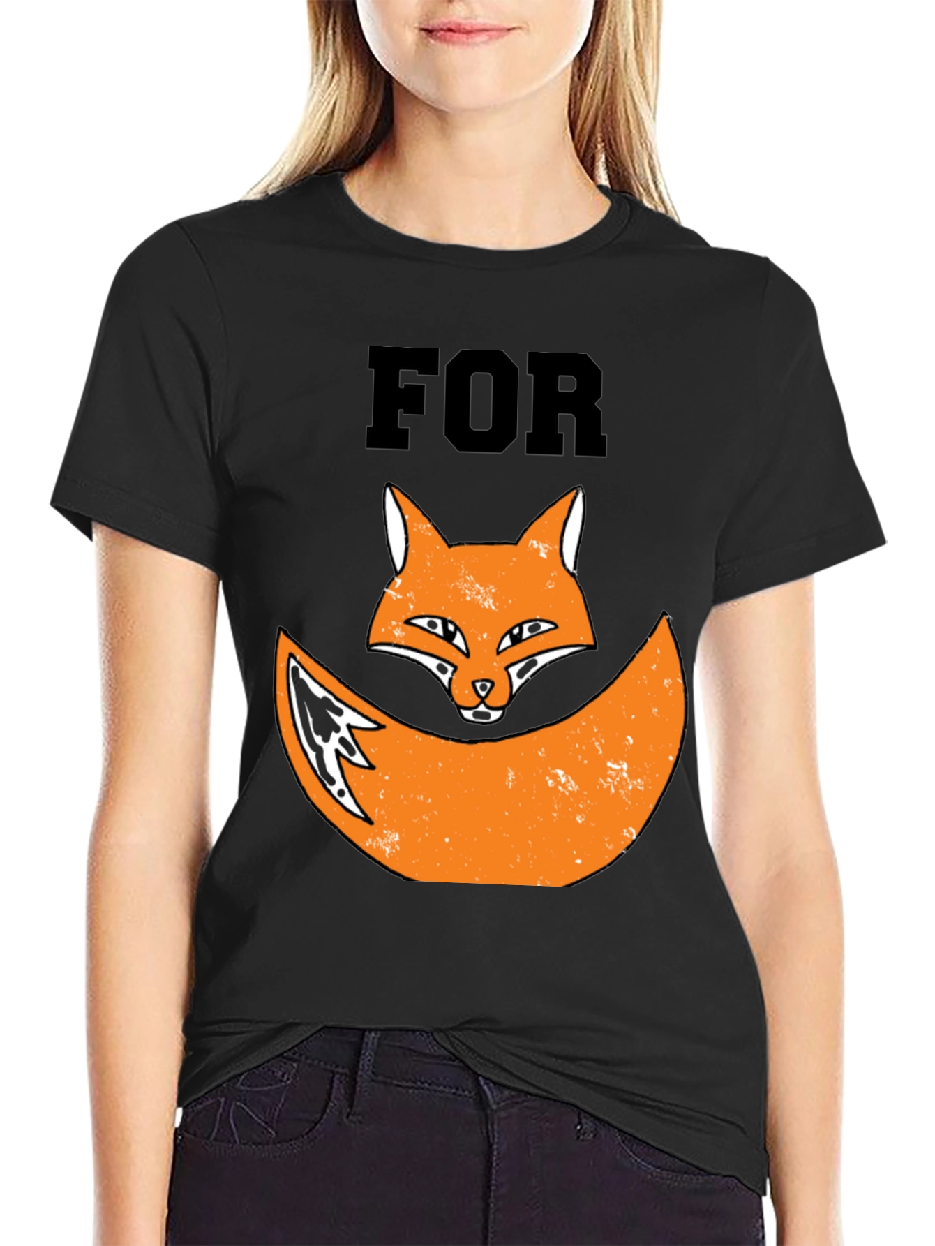 For Fox Sake Graphic T-Shirt Novelty Tee