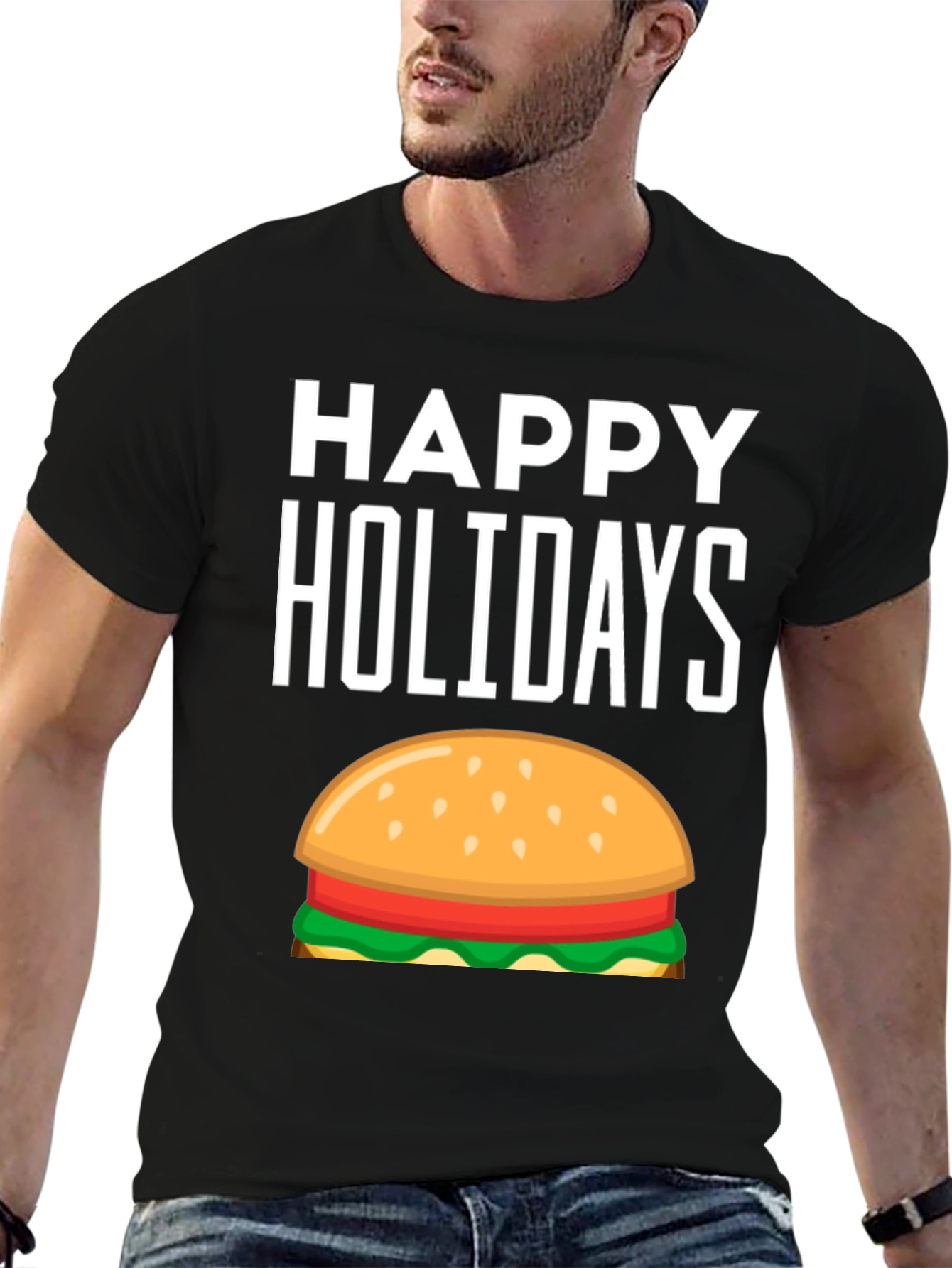 Happy Holidays Burger T-Shirt