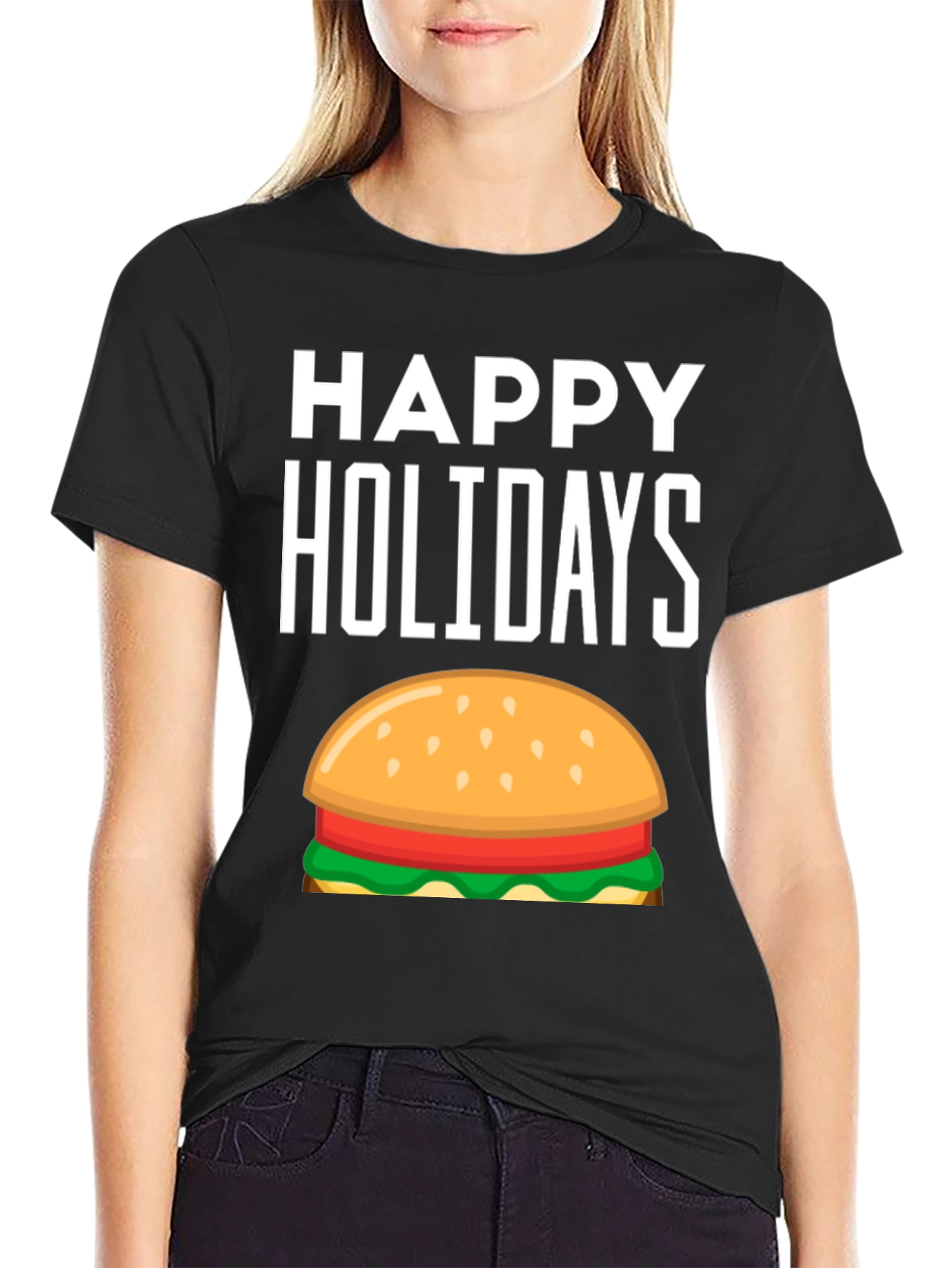 Happy Holidays Burger T-Shirt