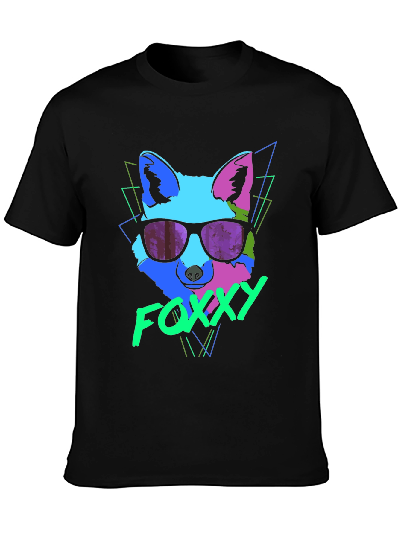 Funky Fox T-Shirt - Retro 80s Style Graphic Tee